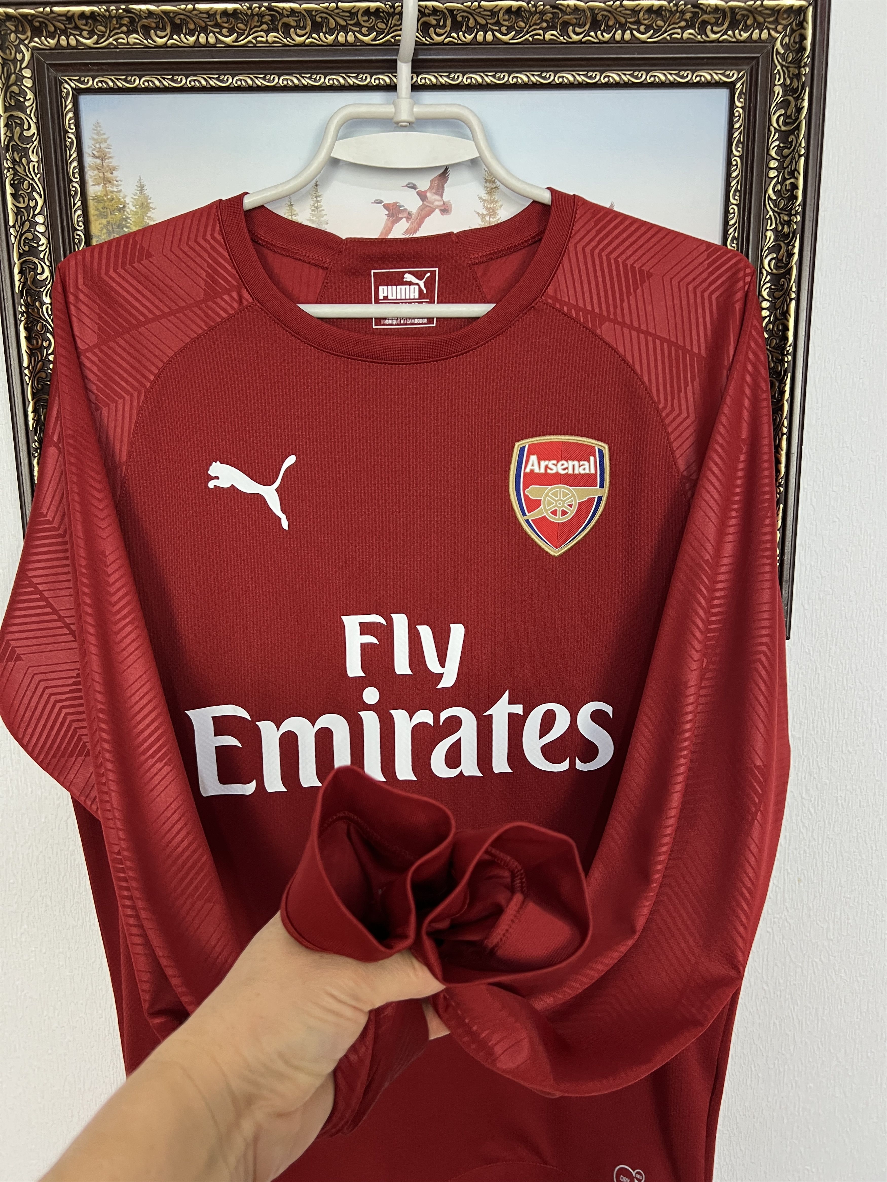 Puma Arsenal Football Train Sweatshirt Soccer Track Top Gunners Size US S / EU 44-46 / 1 - 7 Thumbnail