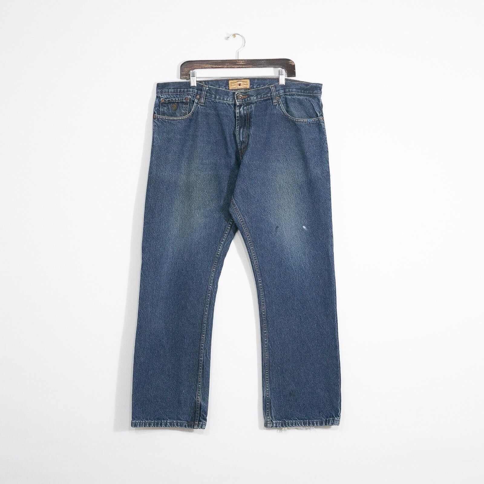 Rocawear × Vintage Vintage Rocawear Jeans 40x32 - Distressed Dark Wash Straight Size US 40 / EU 56 - 1 Thumbnail