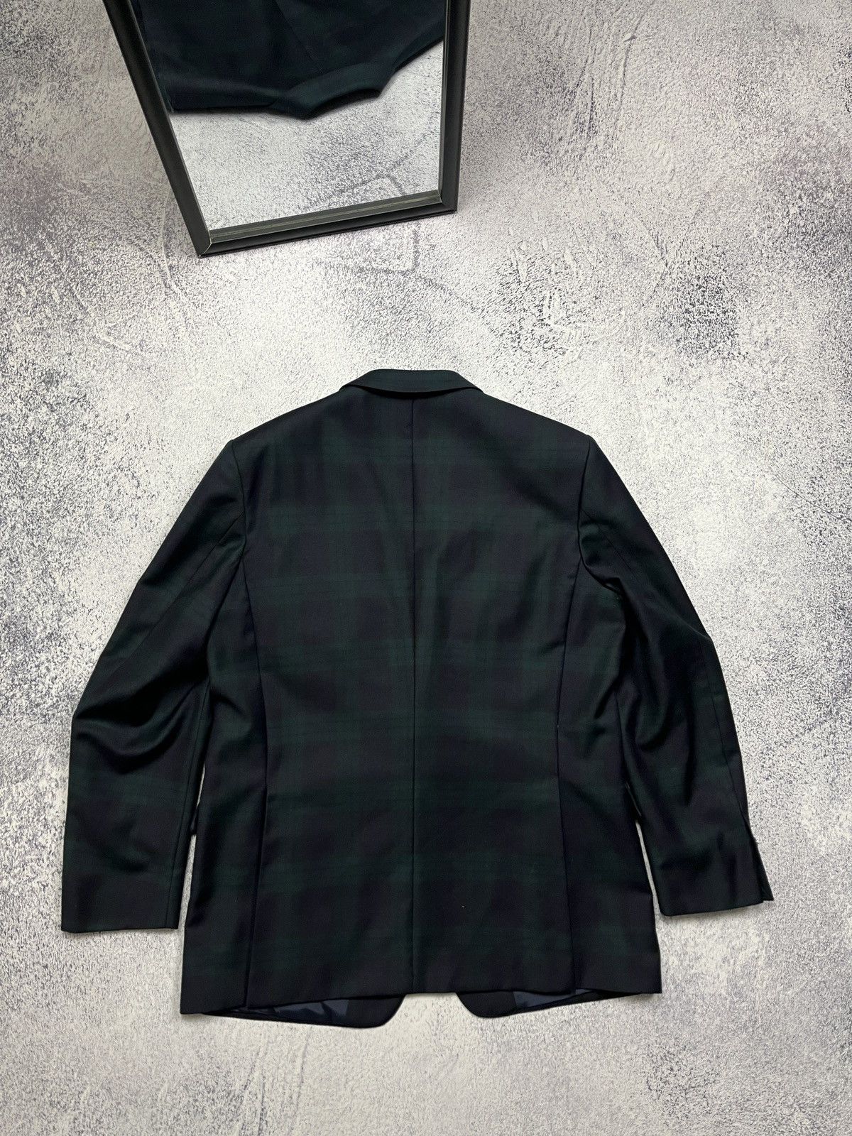 Burberry × Vintage Vintage Burberrys 90’s Wool Blazer Plaid Jacket Nova Check Size US L / EU 52-54 / 3 - 17 Thumbnail