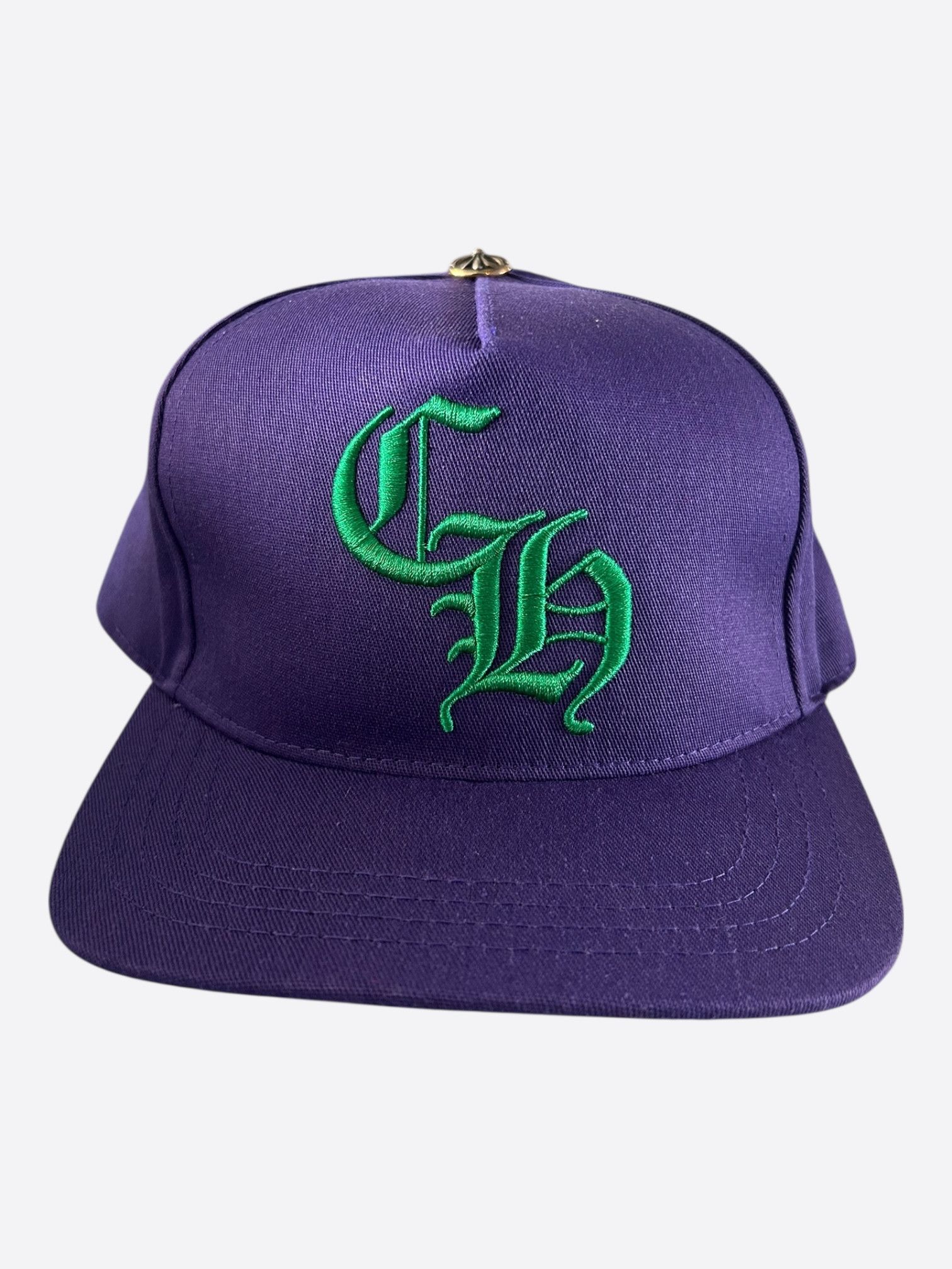 Chrome Hearts Chrome Hearts Purple & Green Embroidered Logo Hat Size ONE SIZE - 1 Thumbnail