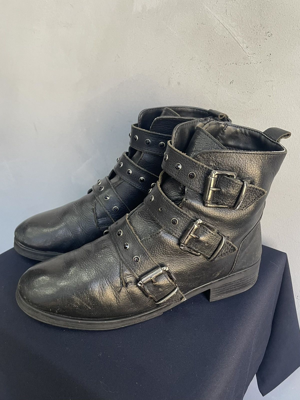 If Six Was Nine Rare If six was nine style leather gothic boots guidi vibe Size US 7.5 / EU 40-41 - 5 Thumbnail