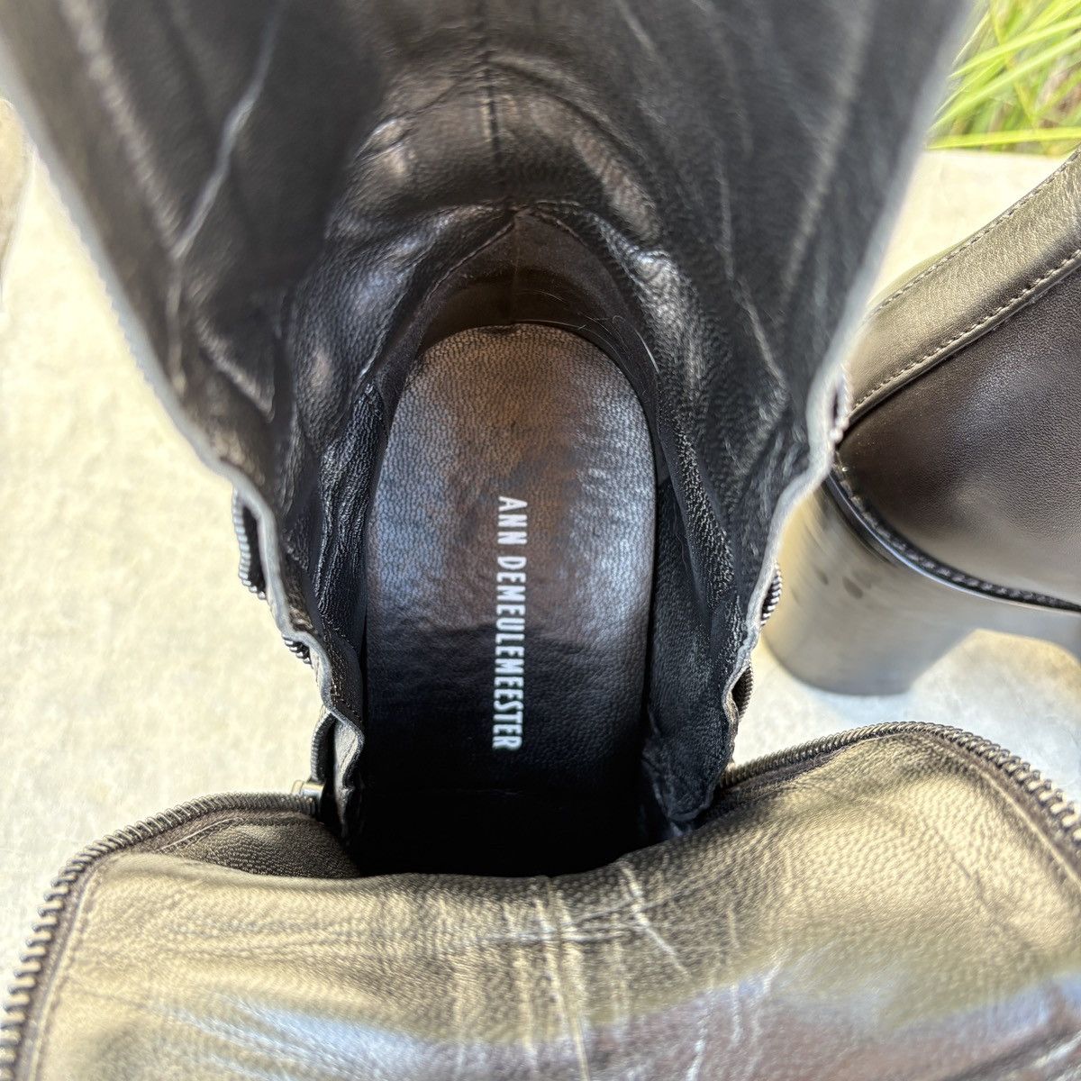 Ann Demeulemeester Ann Demeulemeester Leather Boots Size US 7.5 / IT 37.5 - 6 Thumbnail