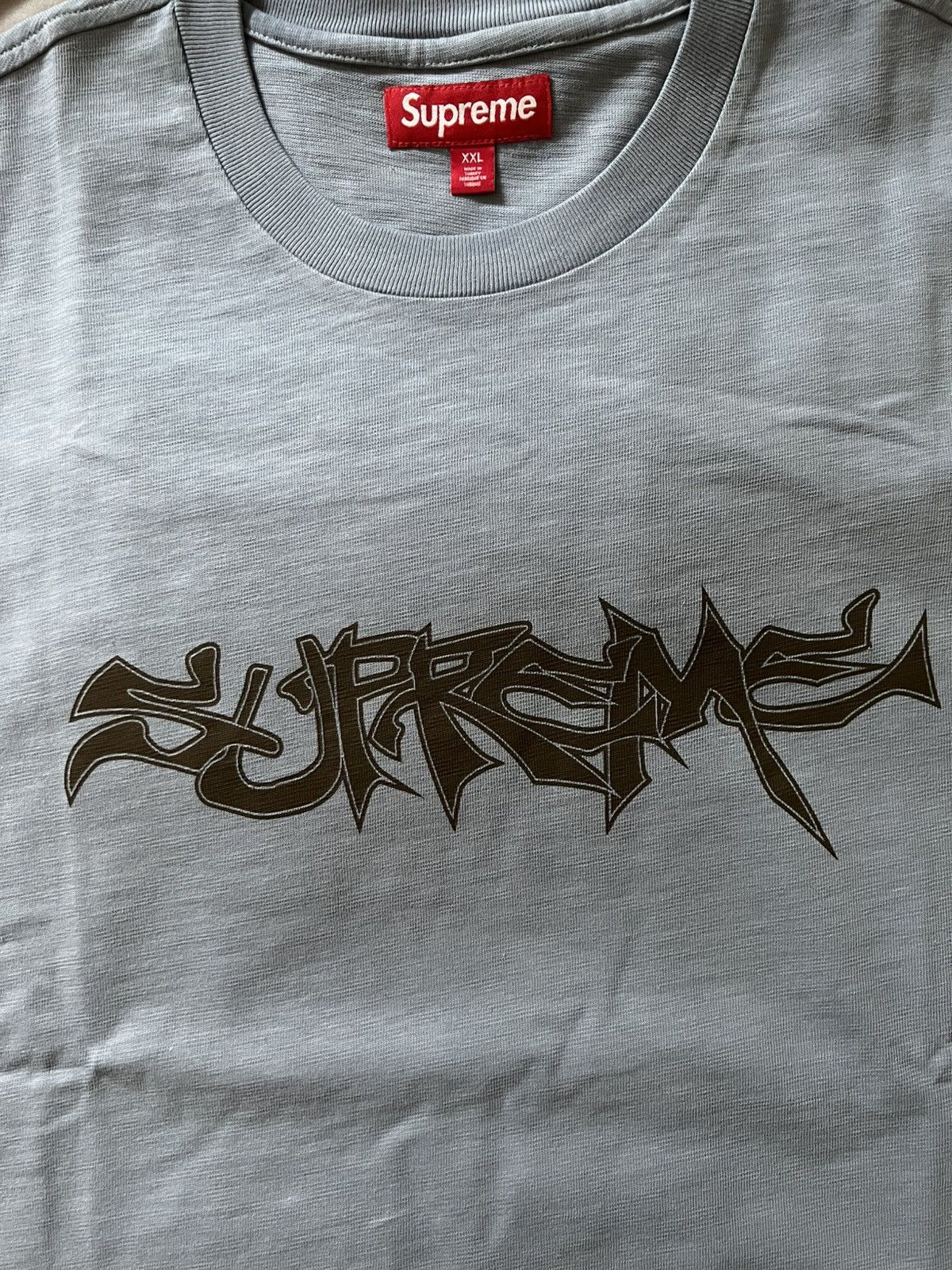 Supreme Supreme Mental S/S Top Blue Size 2XL/XXL Size US XXL / EU 58 / 5 - 2 Thumbnail