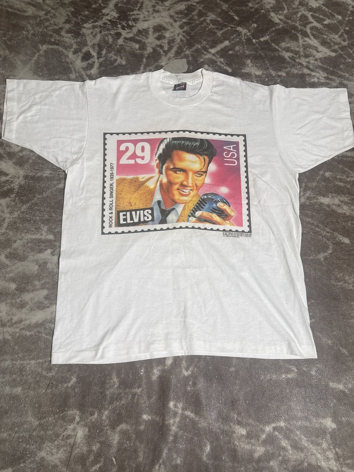 Fruit Of The Loom Vintage 1992 Elvis Presley Shirt Brand new Size XL Size US XL / EU 56 / 4 - 1 Thumbnail