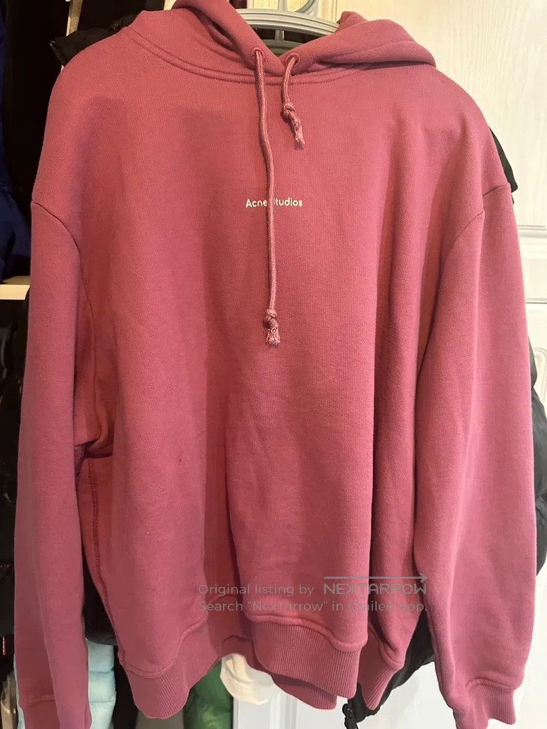 Acne Studios Acne Studios Burgundy denim coat Size S / US 4 / IT 40 - 2 Thumbnail
