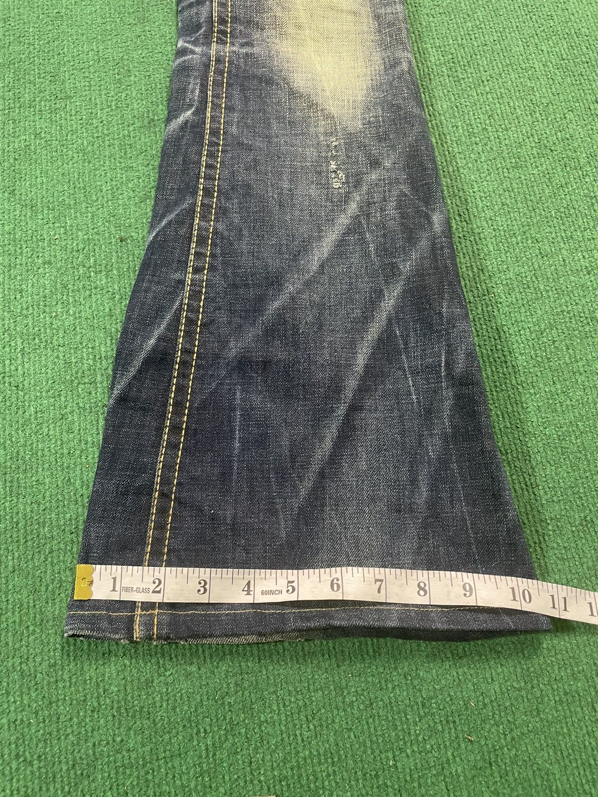 Japanese Brand Distressed Lolita Japanese Jeans Flair Cut Size US 30 / EU 46 - 14 Thumbnail