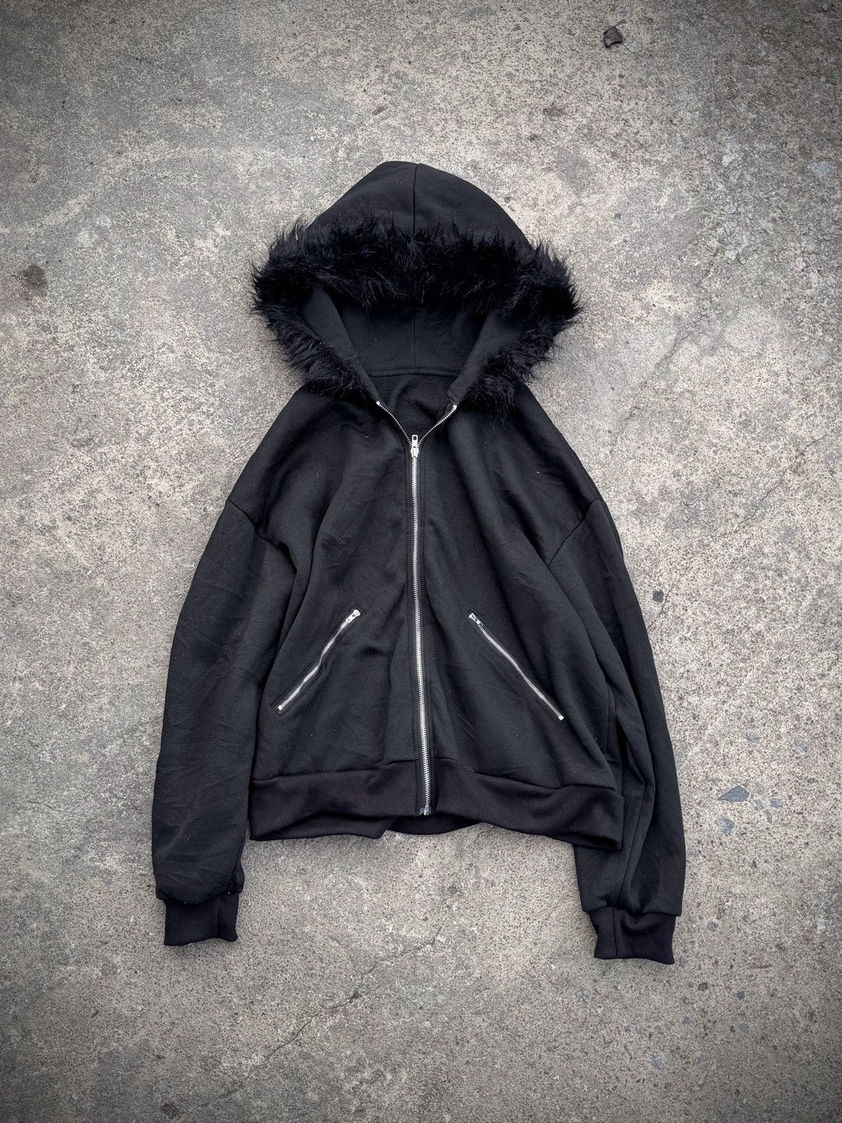 14th Addiction Fur Hoodie Shein Japanese Boxy Fits Size US L / EU 52-54 / 3 - 1 Thumbnail