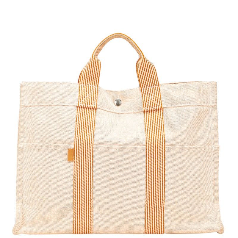 Hermes Hermes Hermes New Fourre Tout Toile H Tote Bag Cotton Tote Bag Size ONE SIZE - 1 Thumbnail