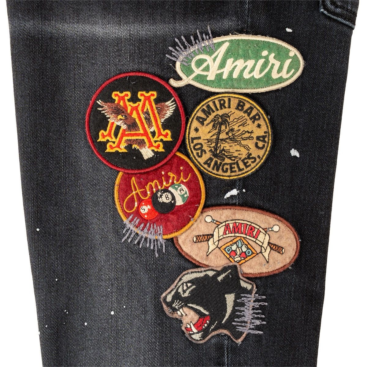 Amiri Amiri Vintage Patch Jeans Aged Black Size US 31 - 3 Thumbnail