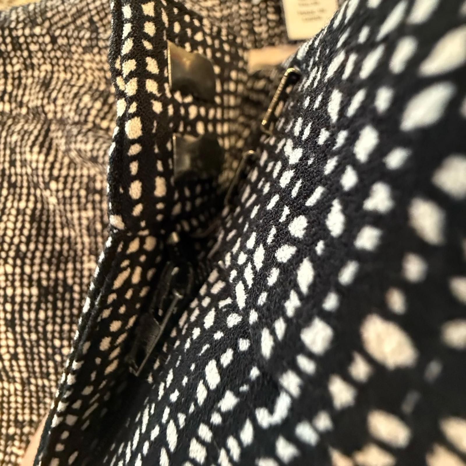 Other Katherine Barclay Montreal black white patterned pants SZ 8 Size 30" / US 8 / IT 44 - 3 Thumbnail