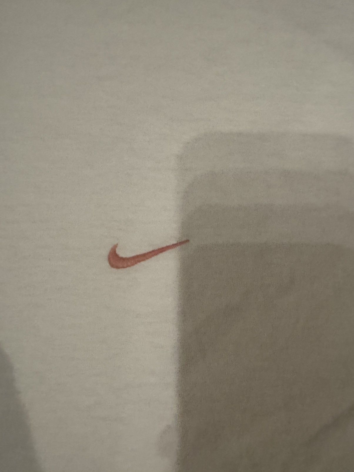 Nike Vintage 90s Basic White Nike T with Pink Embroidered Swoosh Size US XXL / EU 58 / 5 - 2 Thumbnail