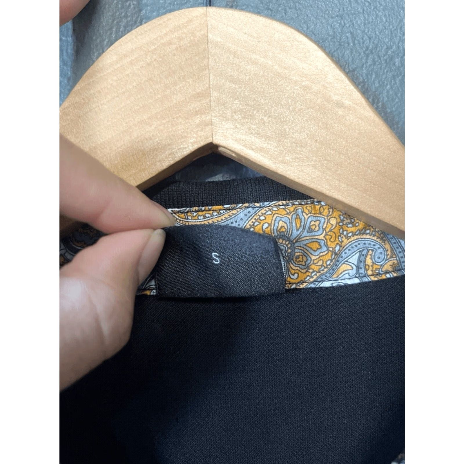 Jared Lang Jared Lang Black Short Sleeve Polo Shirt Rainbow Trim Men Size S Size US S / EU 44-46 / 1 - 4 Thumbnail
