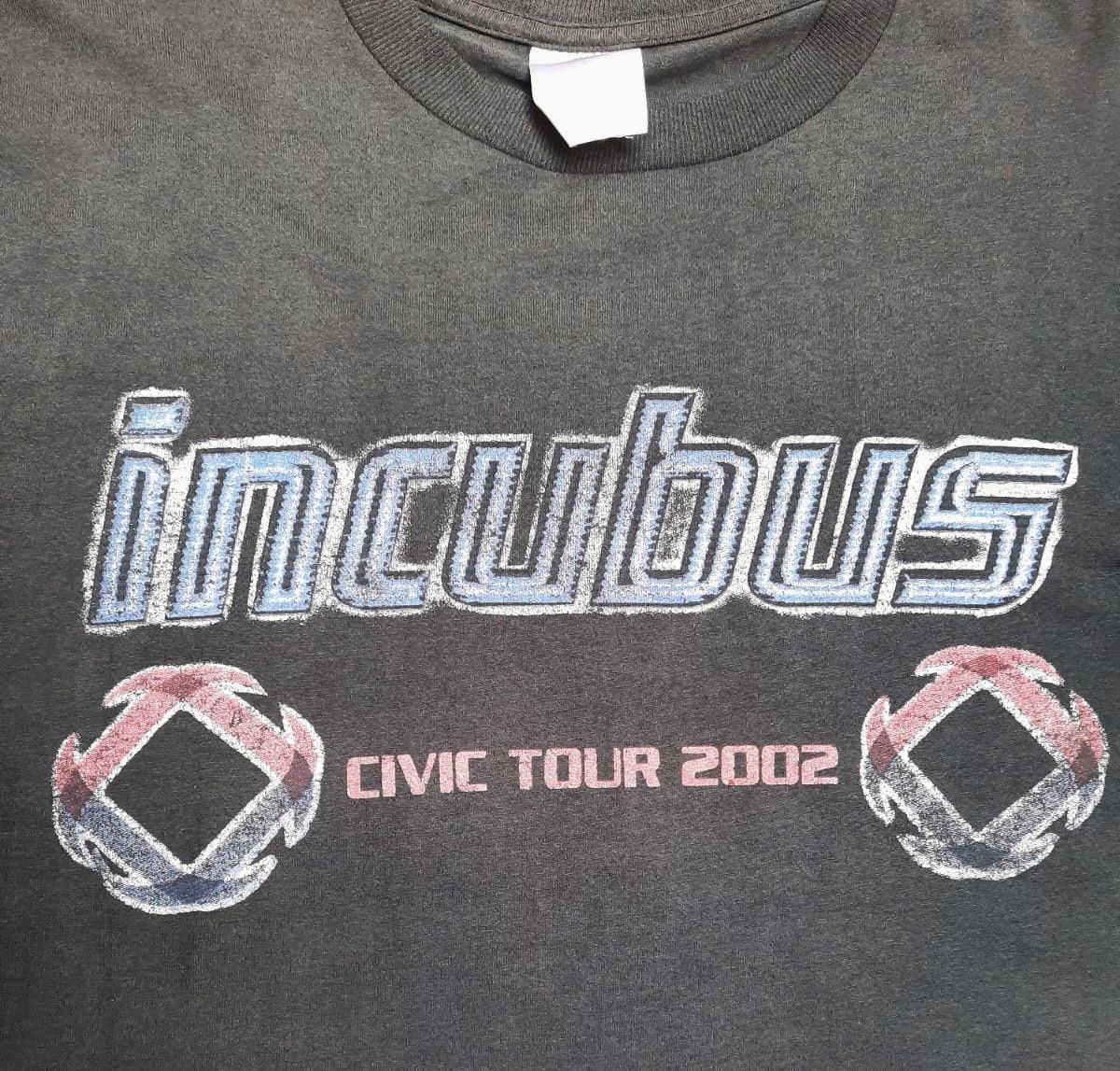 Band Tees Incubus Civic Tour 2002 Size US M / EU 48-50 / 2 - 3 Thumbnail