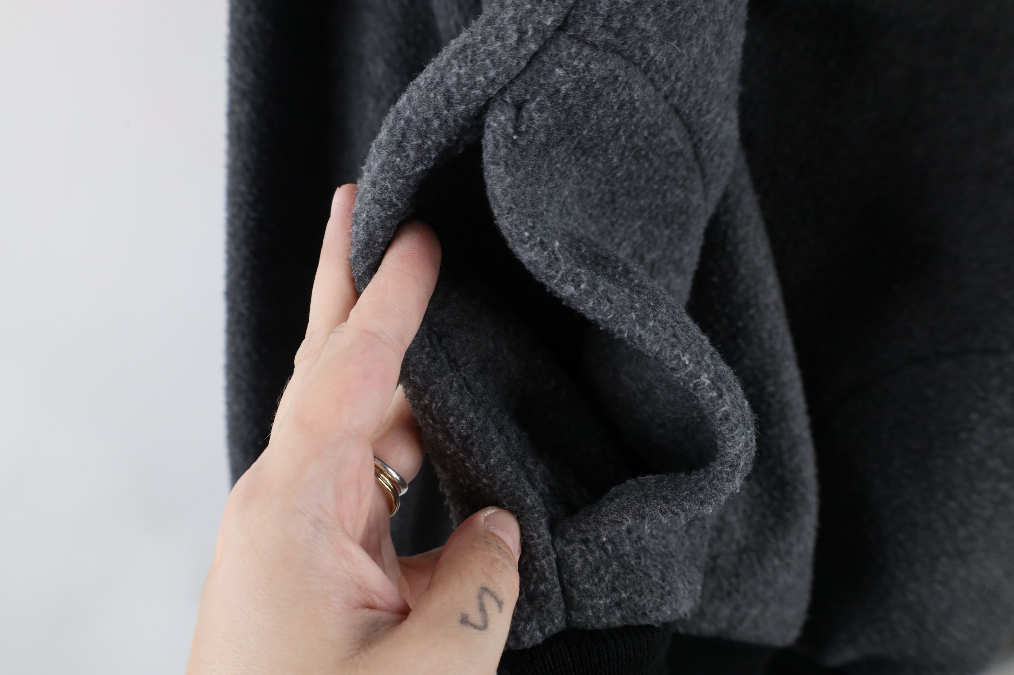 UNIONBAY × Vintage Vintage 90s Union Bay Half Zip Fleece Pullover Sweater Gray Size US M / EU 48-50 / 2 - 5 Thumbnail