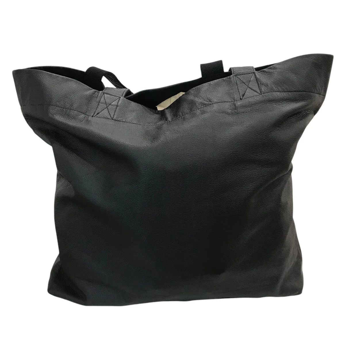 Yohji Yamamoto YOHJI YAMAMOTO “Signature tote(L)” leather tote bag Size ONE SIZE - 3 Thumbnail