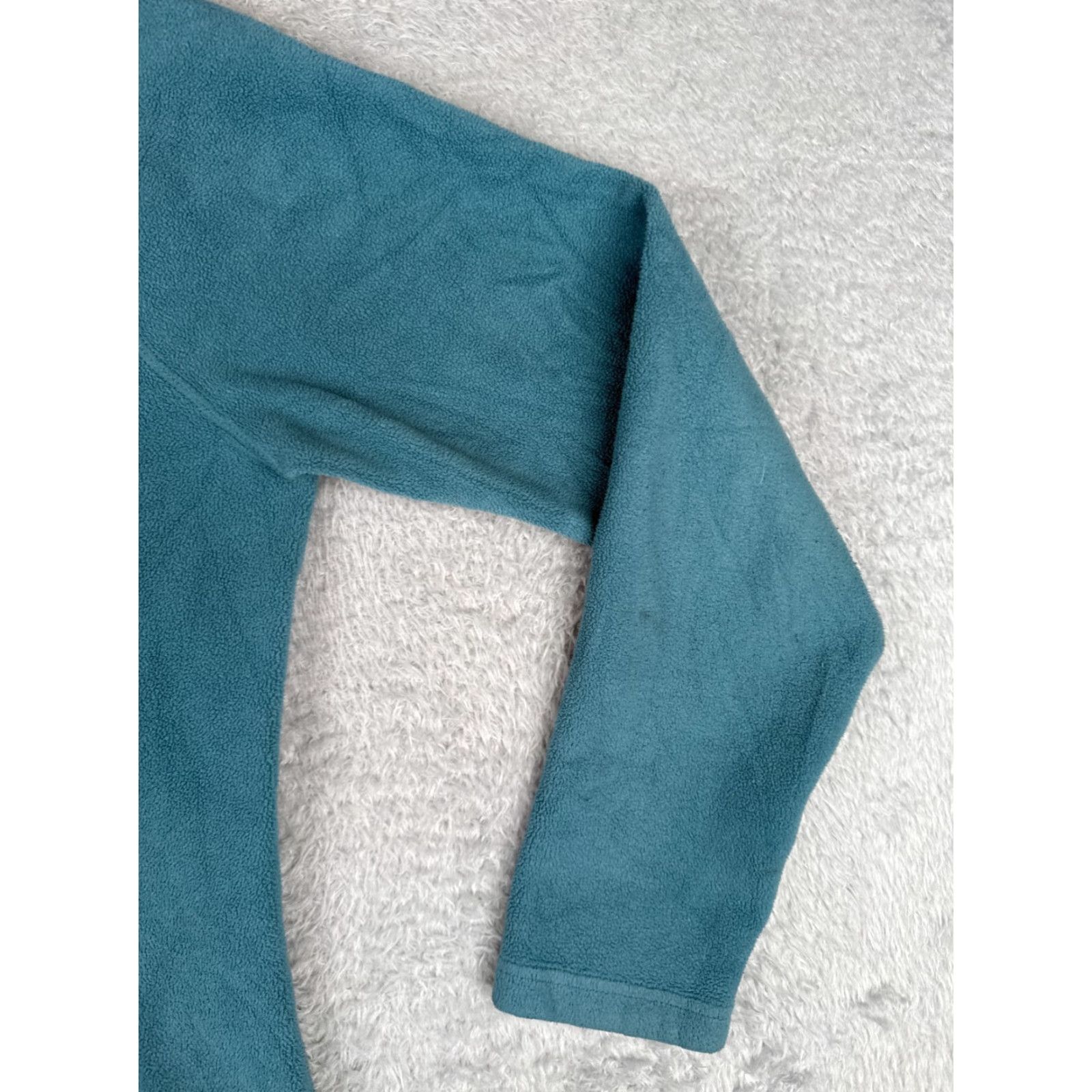 The North Face VINTAGE The North Face Sweater Shirt Womens Medium Teal Pullover Fleece Sweatshirt Crew Neck – Logo Pocket .co? Size M / US 6-8 / IT 42-44 - 2 Thumbnail