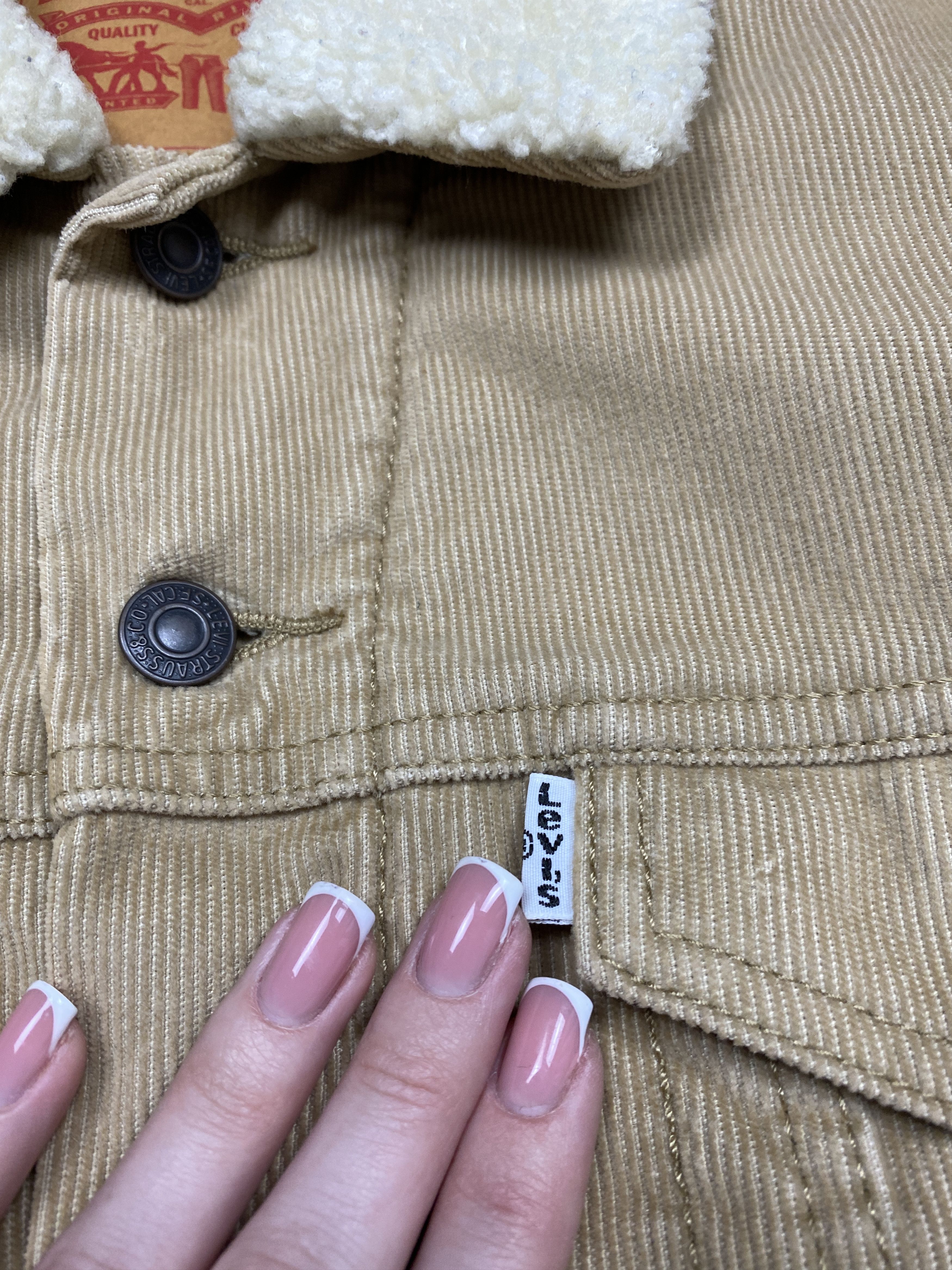 Levi's × Levi's Vintage Clothing Levi's Vintage Mens Corduroy Denim Sherpa Jacket Size US M / EU 48-50 / 2 - 4 Thumbnail