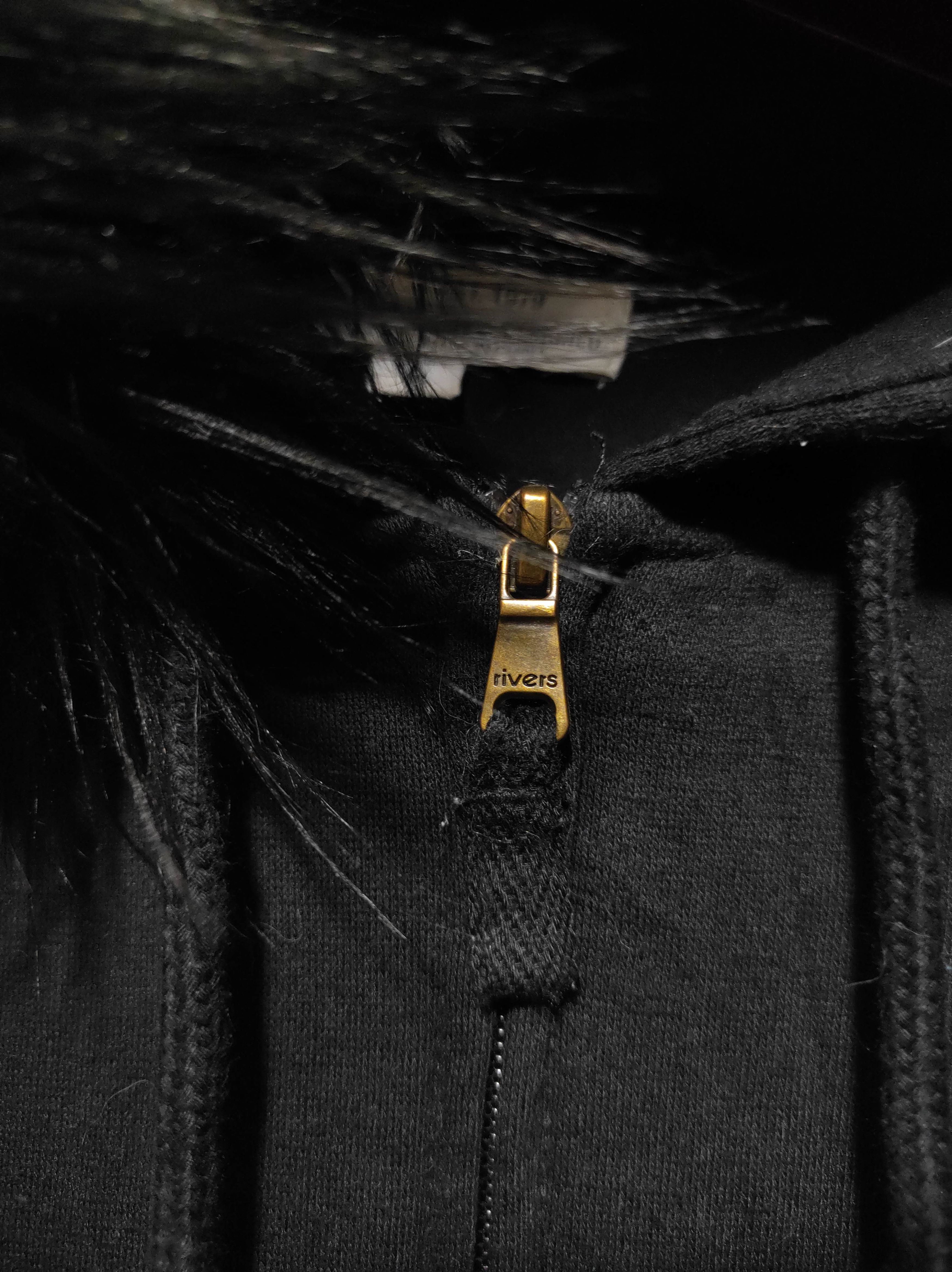Hysteric Glamour Rivers Black Fur Hoodie IfSixWasNine LGB style Size US L / EU 52-54 / 3 - 5 Thumbnail