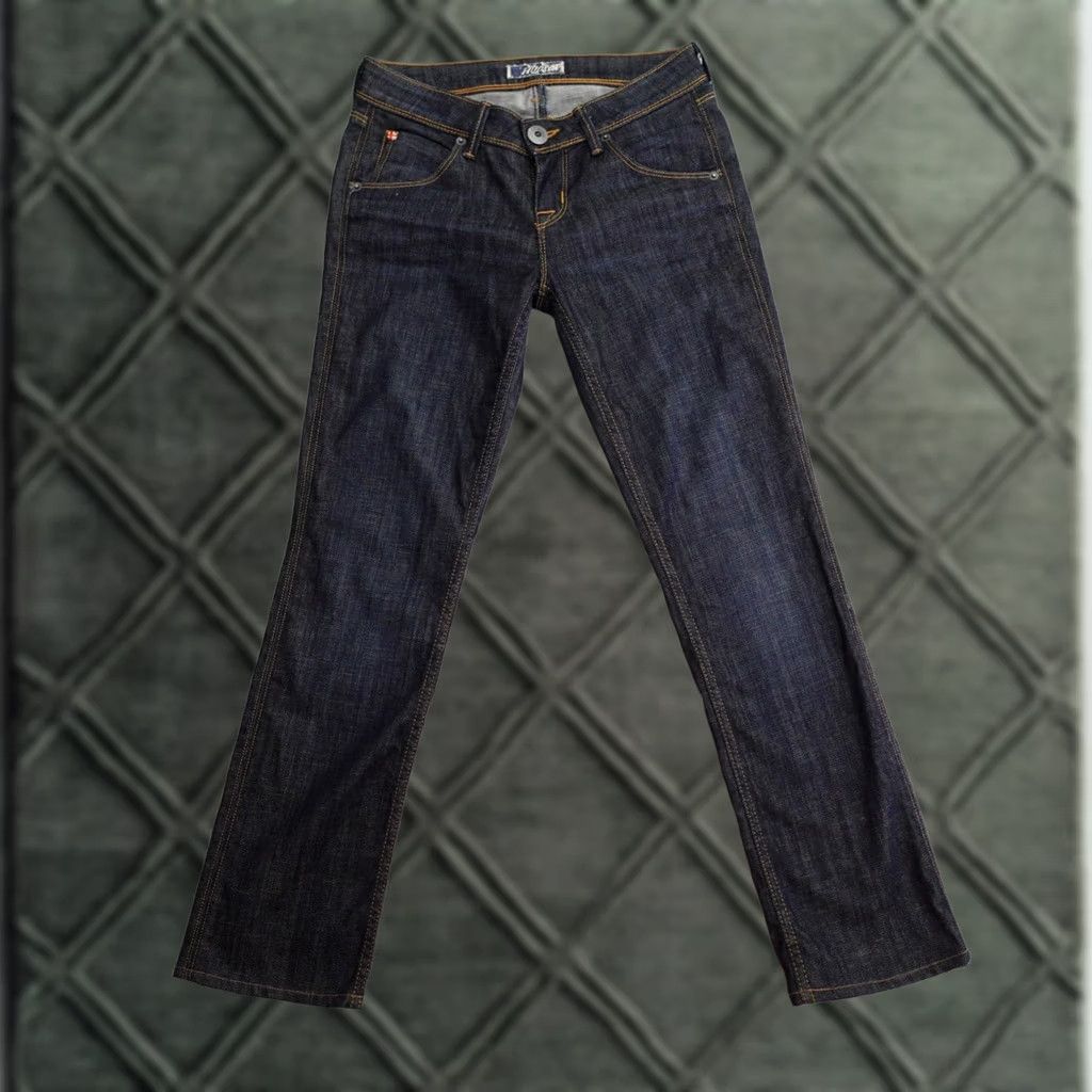 Hudson Hudson Jeans Skinny Denim Dark Wash 26 Women 26x28 Distressed Pockets USA 2000s Womens Jeans Size 26" / US 2 / IT 38 - 1 Thumbnail