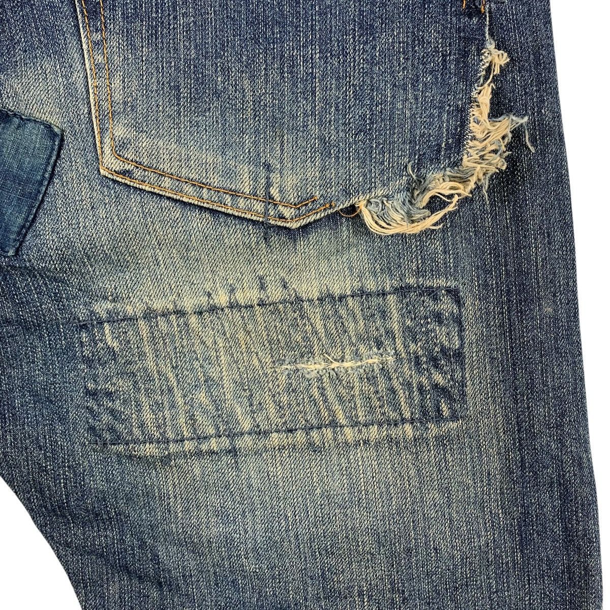 If Six Was Nine × Japanese Brand JAPANESEBRAND patchwork blue jeans Size US 30 / EU 46 - 21 Thumbnail