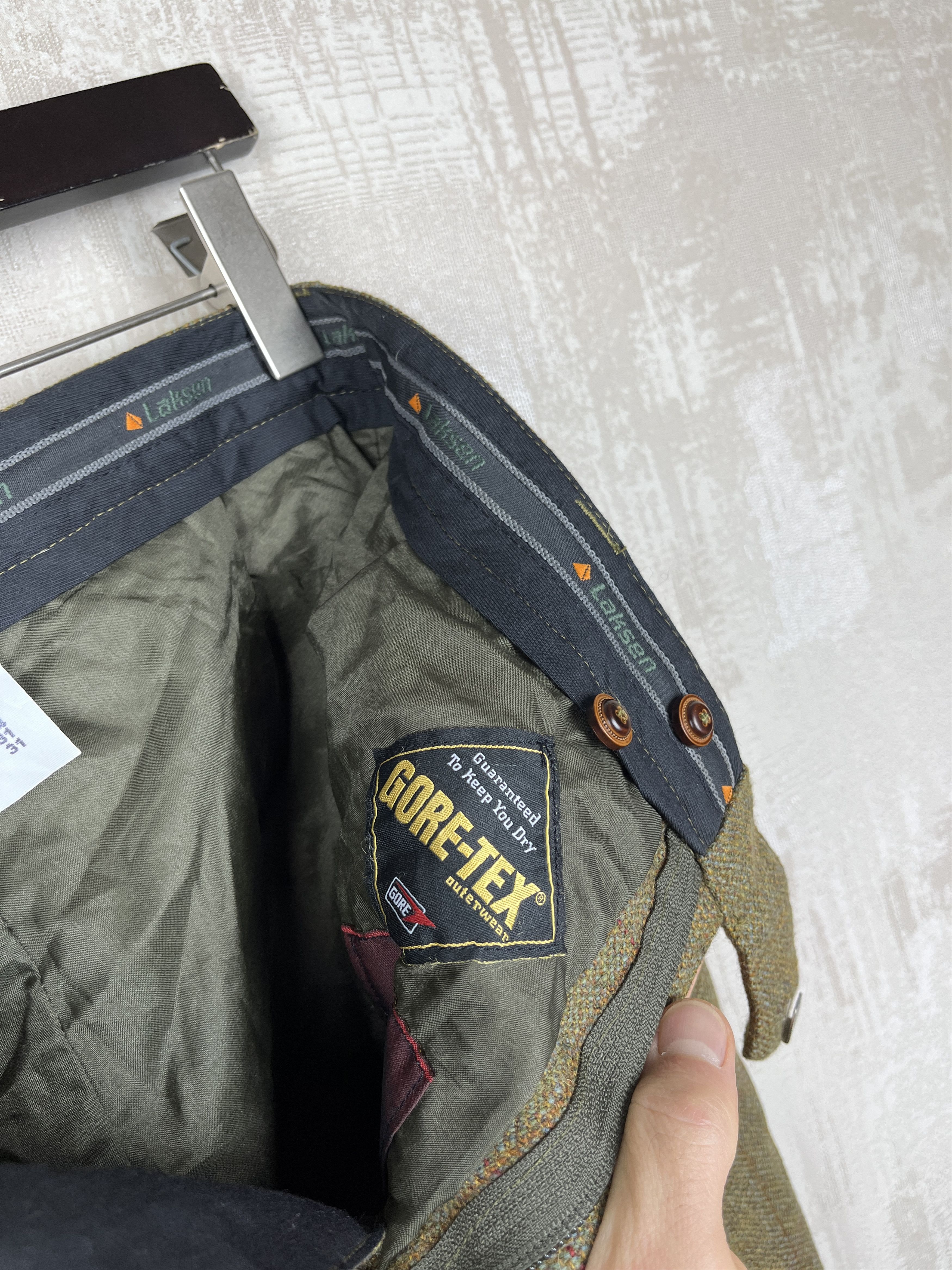Goretex Laksen Gore-Tex Wool Hunting Breeks Pants Thrie Estaits Size US 31 - 12 Thumbnail