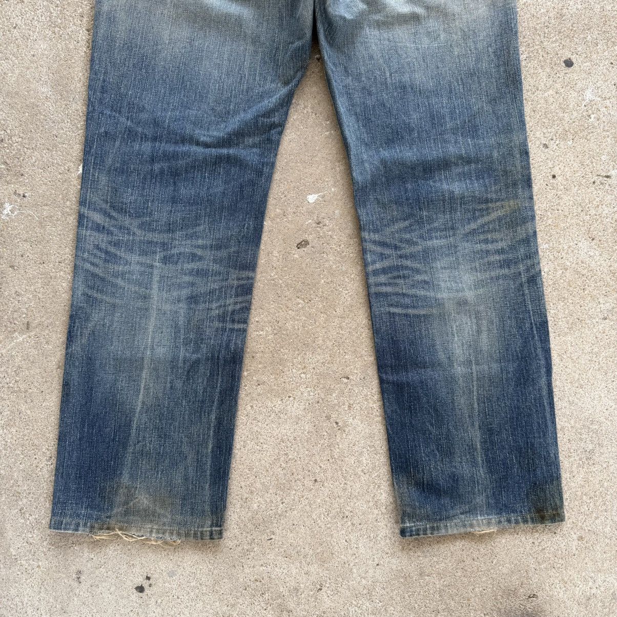 Wrangler VINTAGE WRANGLER FADED JEAN DENIM PANTS Size US 35 - 8 Thumbnail