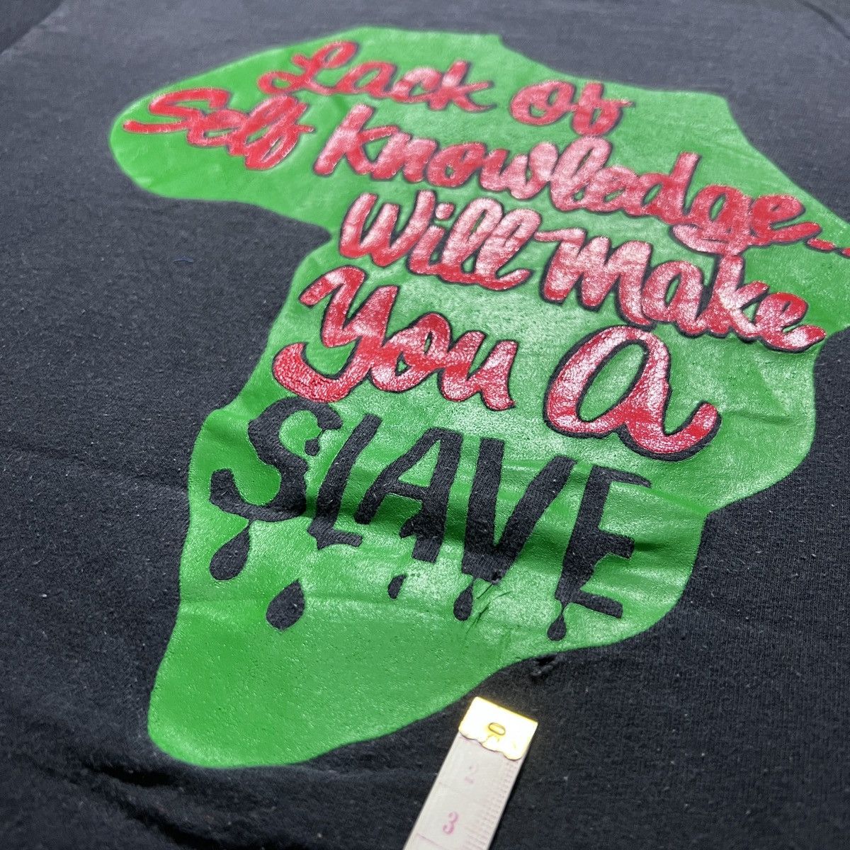 Rap Tees Vintage Marcus Garvey Quotes Black History Faded Graphic Size US M / EU 48-50 / 2 - 7 Thumbnail