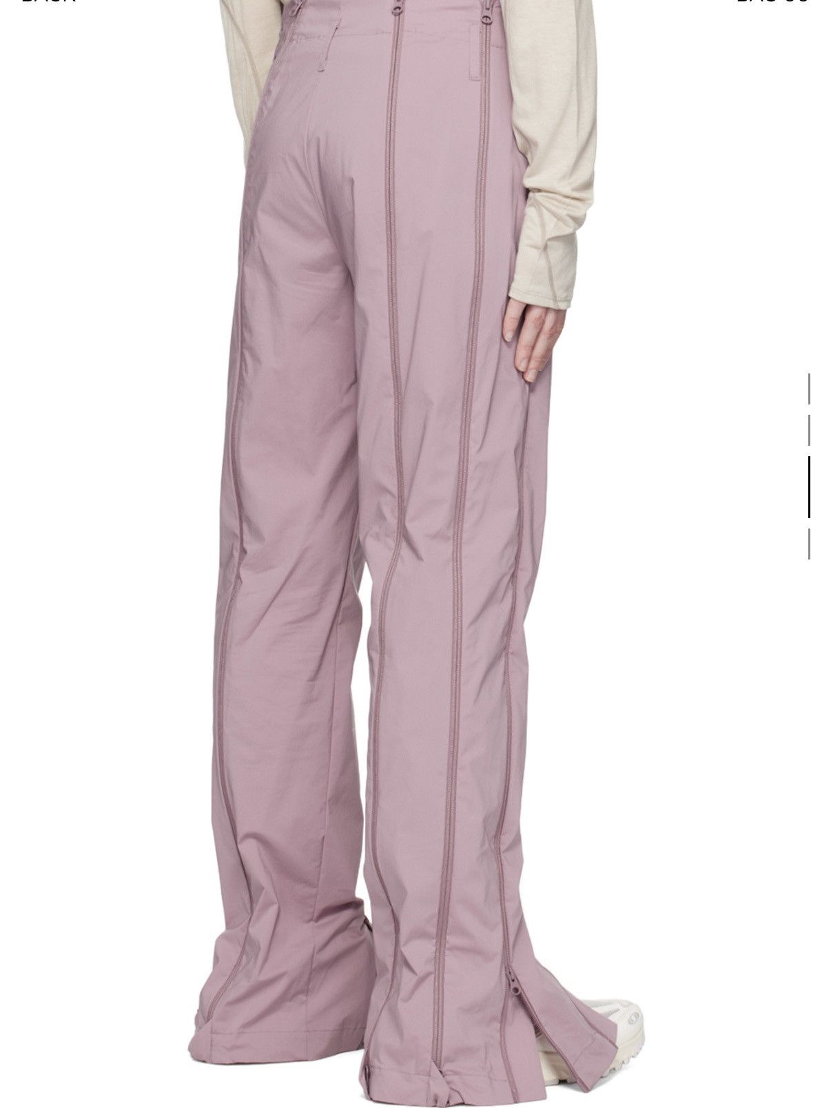 POST ARCHIVE FACTION (PAF) PAF Purple Zip Trousers Size US 30 / EU 46 - 3 Thumbnail