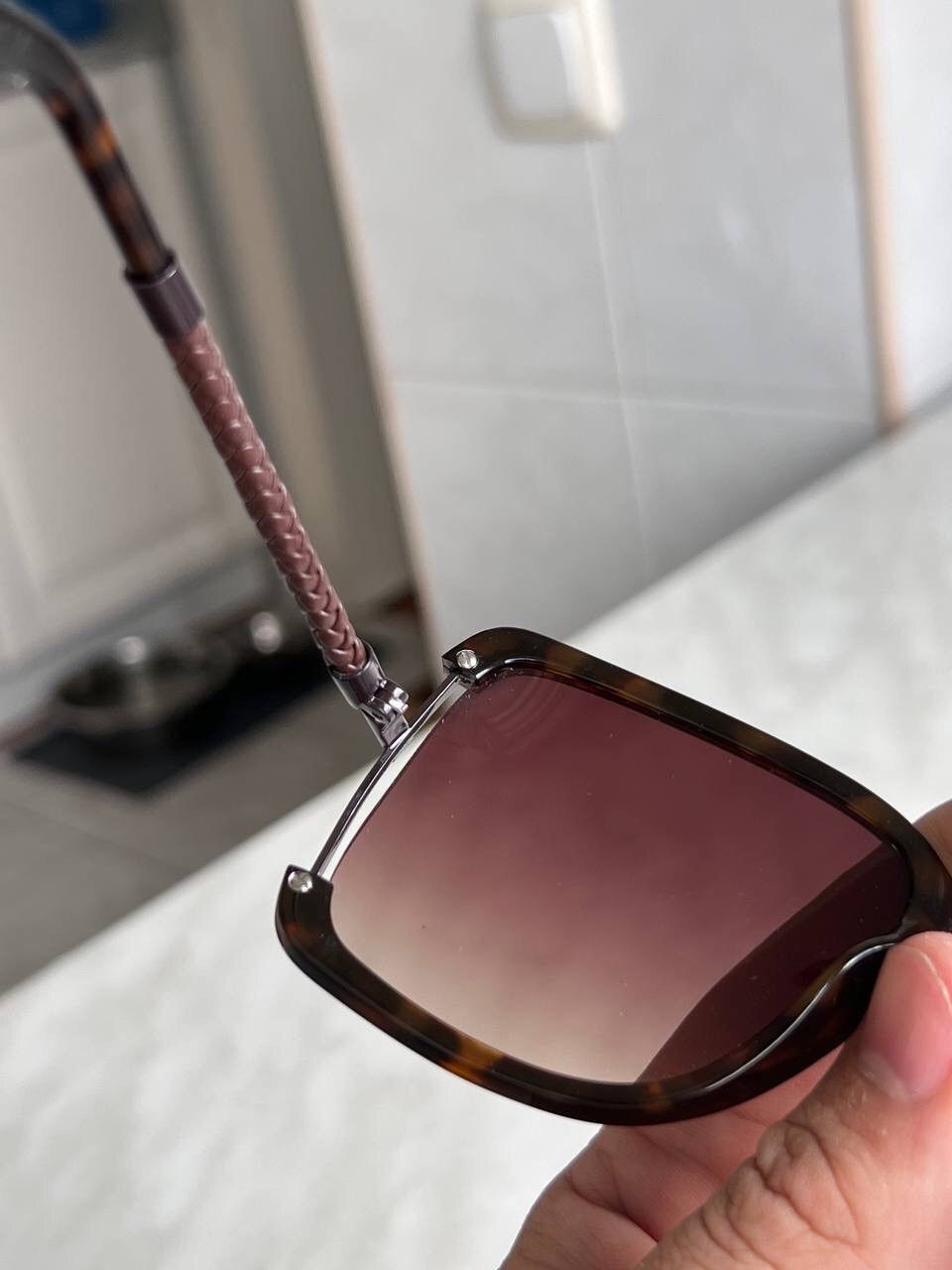 Bottega Veneta Bottega Veneta Sunglasses BV 132S Women’s Vintage Brown 00s Size ONE SIZE - 7 Thumbnail