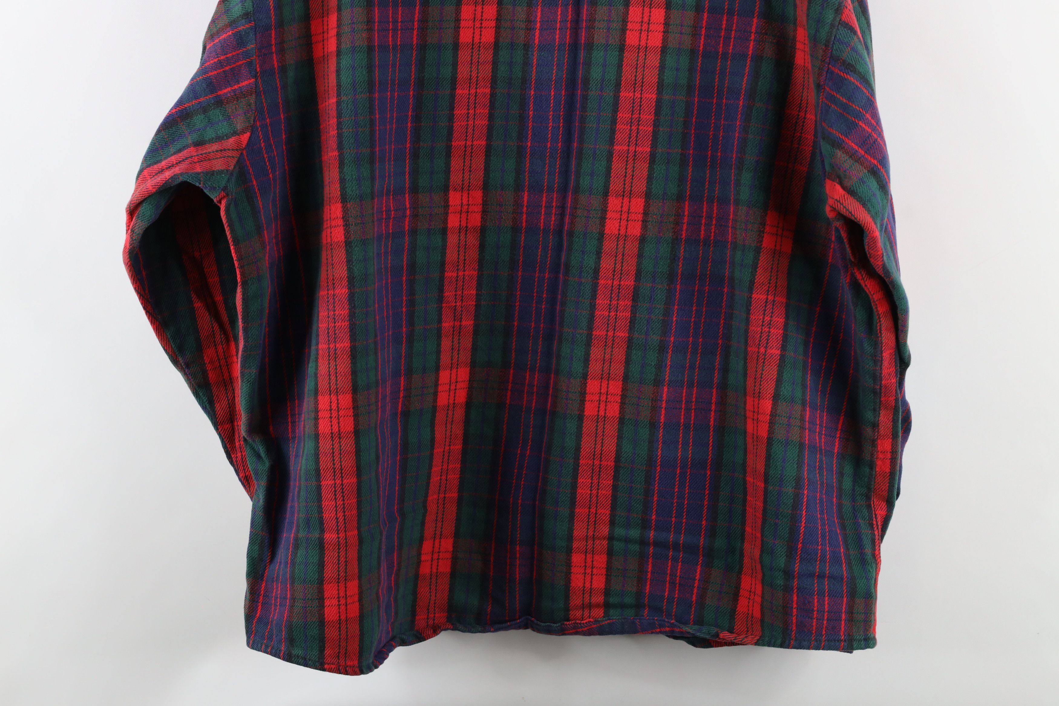 FiveBrother × Vintage Vintage 90s Five Brother Flannel Button Shirt Plaid USA Size US XXL / EU 58 / 5 - 11 Thumbnail