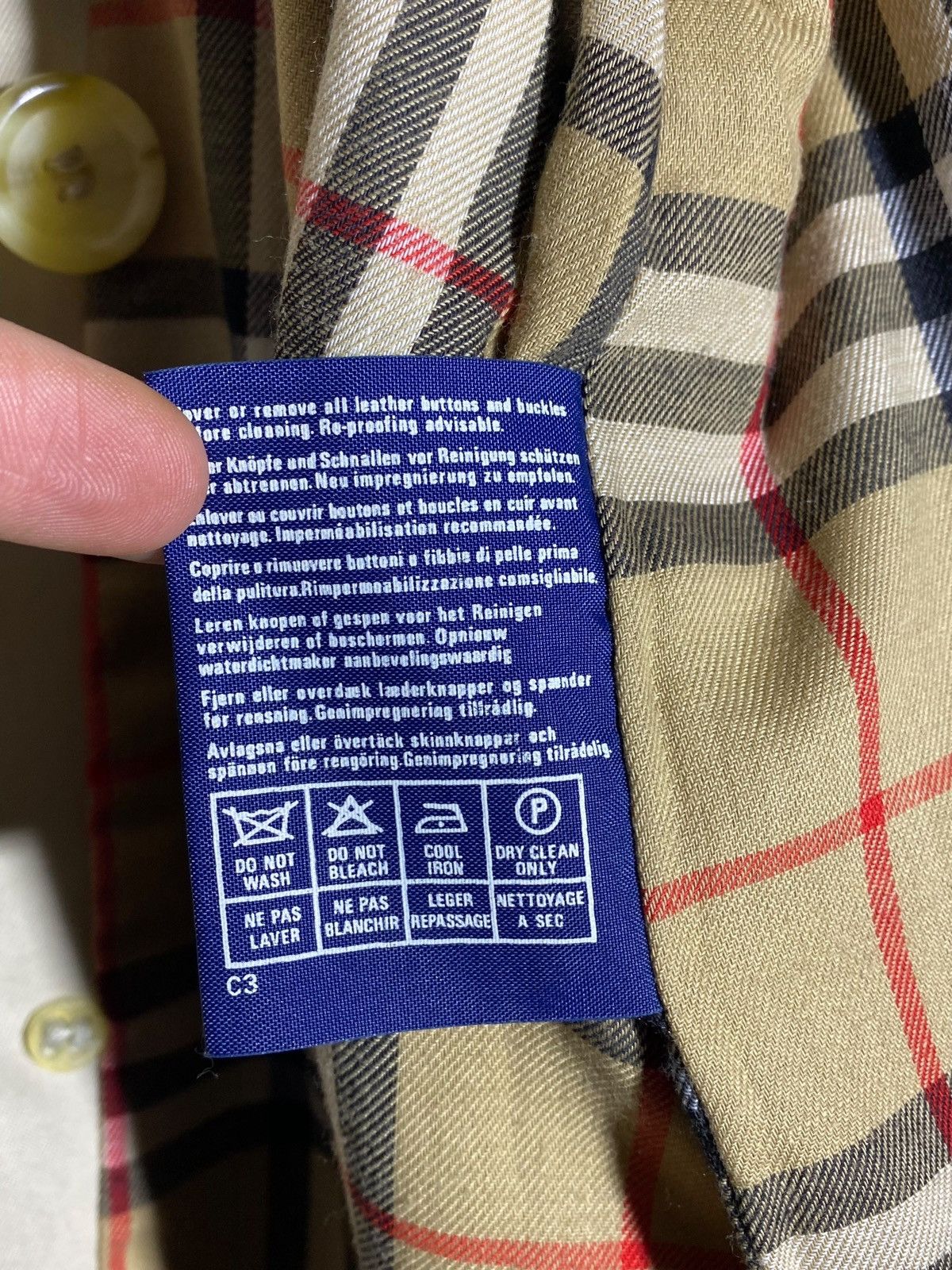 Burberry × Burberry Prorsum Burberrys Double Breasted Nova Check Trench Coat Size US L / EU 52-54 / 3 - 20 Thumbnail