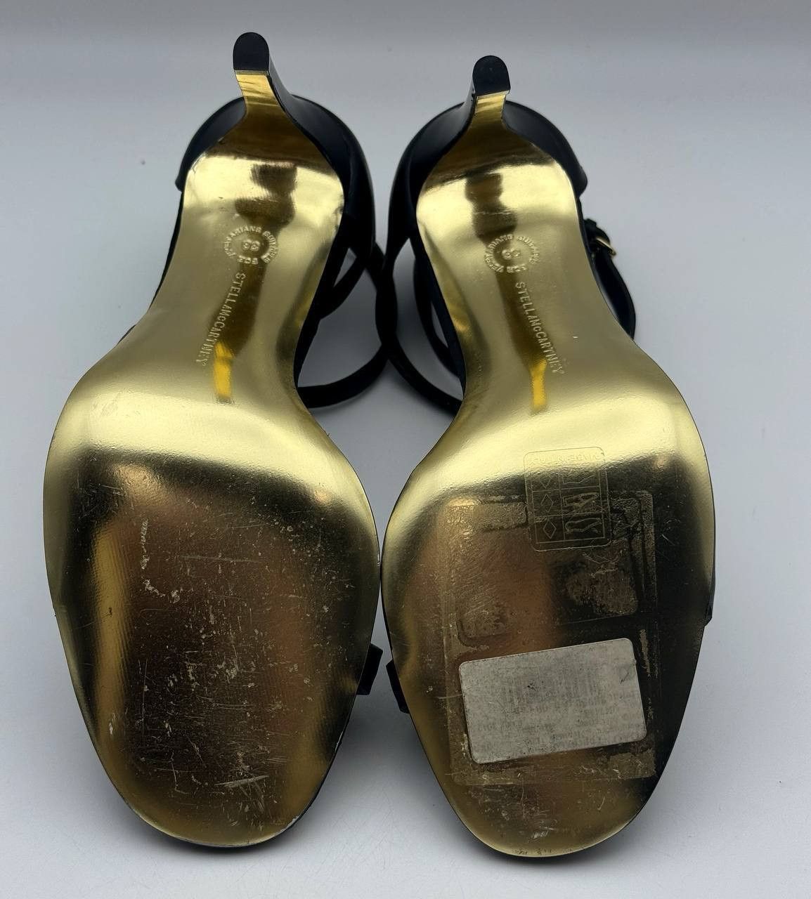 Stella McCartney HIGH-HEEL SANDALS SLIP-ON STYLE VON STELLA MCCARTNEY SIZE 38 Size US 8 / IT 38 - 7 Thumbnail