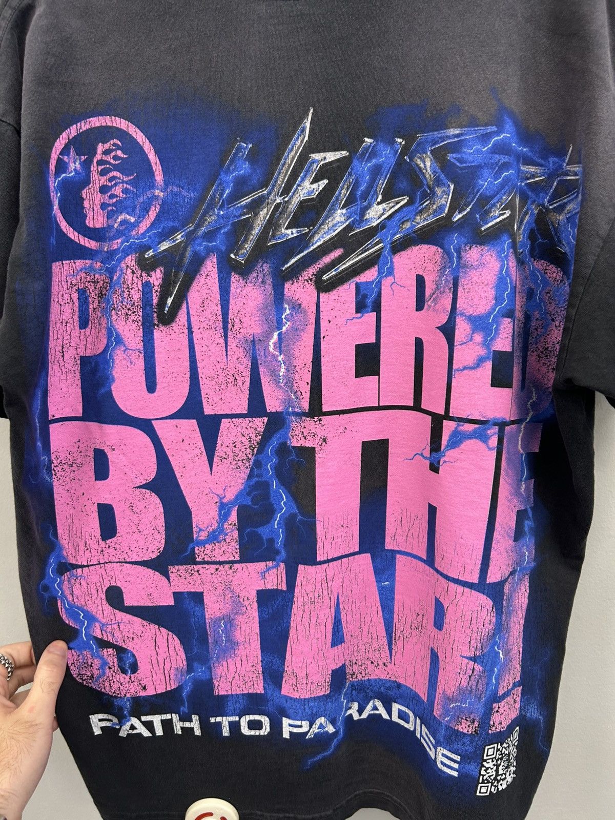 HELLSTAR Hellstar Powered By The Star Football Helmet Tee Black Size US L / EU 52-54 / 3 - 5 Thumbnail