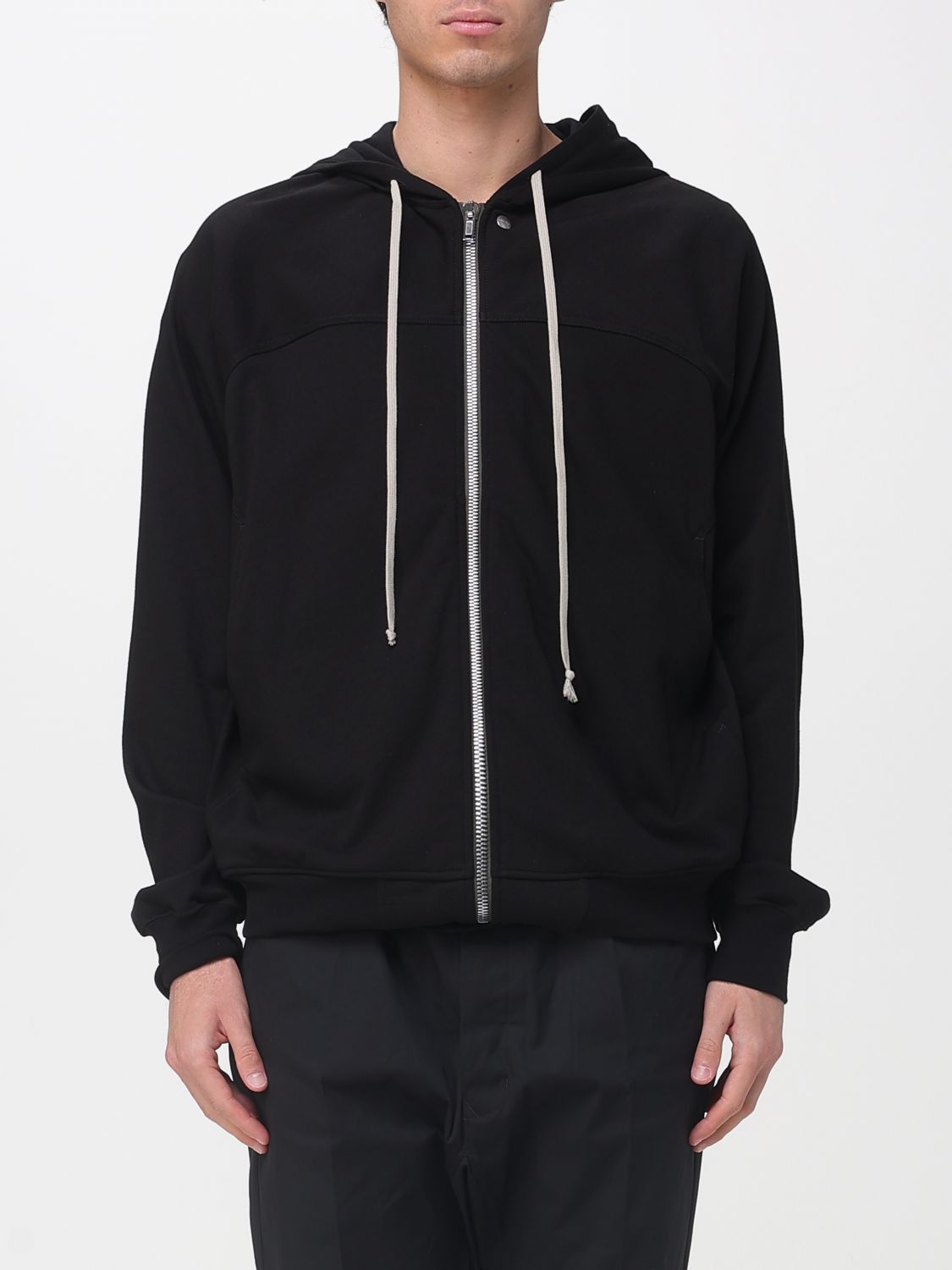 Rick Owens Rick Owens Sweatshirt Men Black Size US XL / EU 56 / 4 - 1 Thumbnail