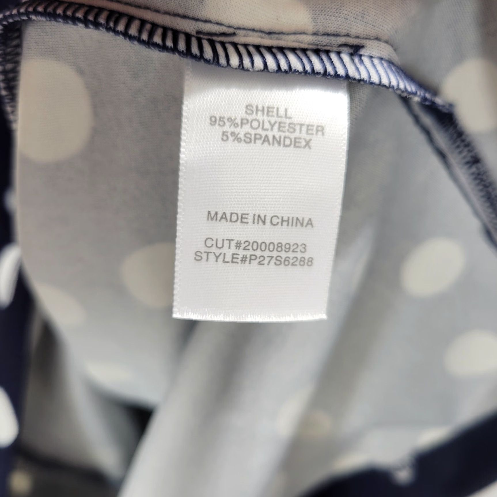 Vintage Premier Amour Blue White Polka Dot Bodycon Dress Formal Cocktail Sz 4 NWT Size S / US 4 / IT 40 - 7 Thumbnail