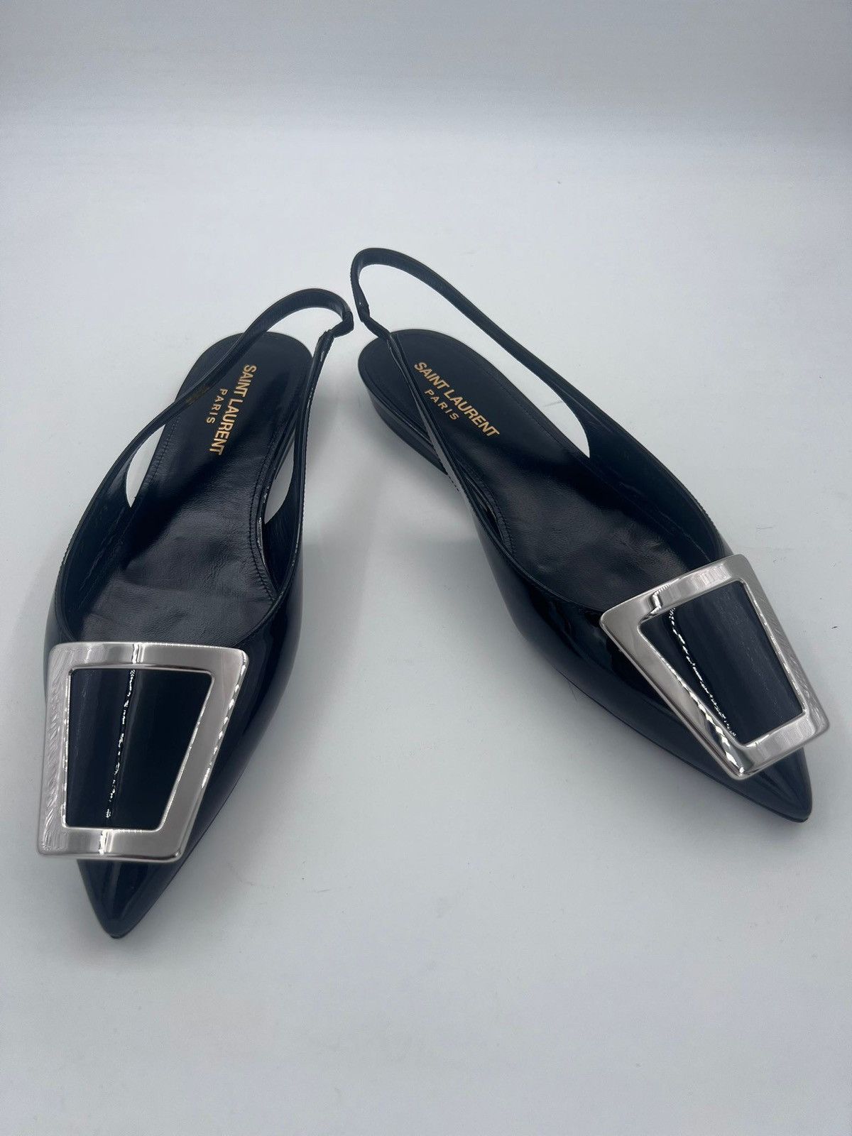 Saint Laurent Paris New Saint Laurent Maxine wmn flat sandal IT37.5/US7.5/UK4.5 Size US 7.5 / IT 37.5 - 6 Thumbnail