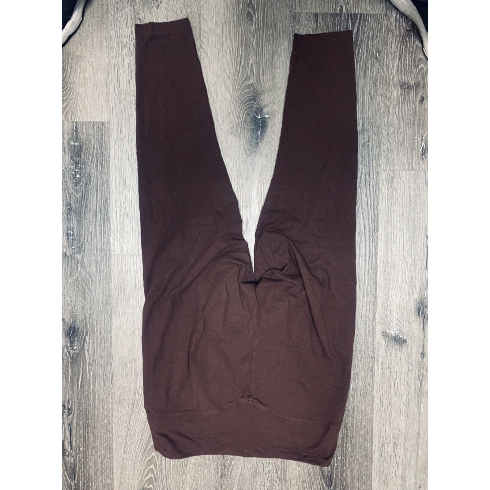 Victoria's Secret VINTAGE Victoria's Secret Pink Legging XL Brown High Waist Full Size 40" / US 18 - 3 Thumbnail