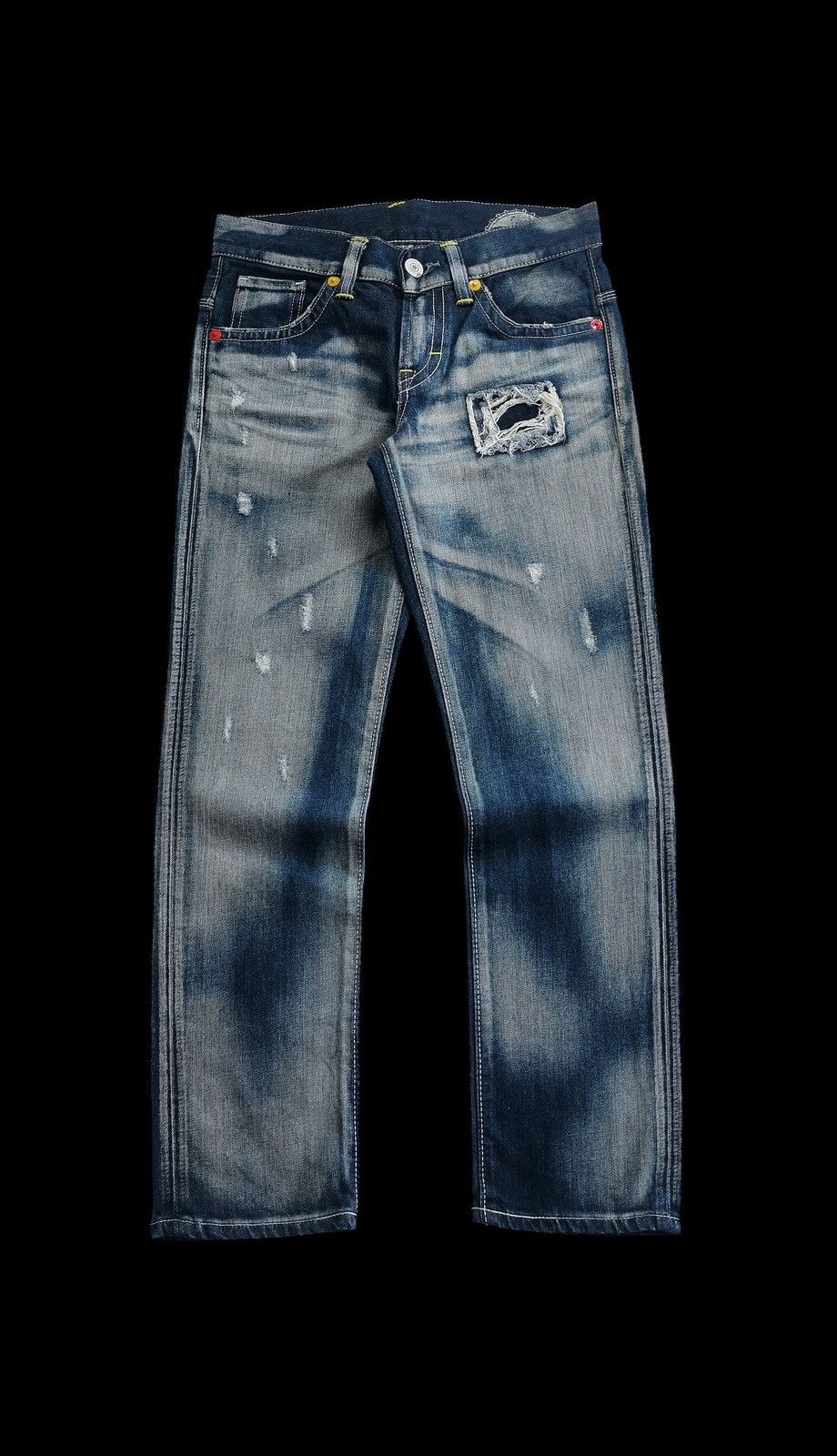 Tornado Mart Edwin vienus whiskering jeans Size 29" - 2 Thumbnail