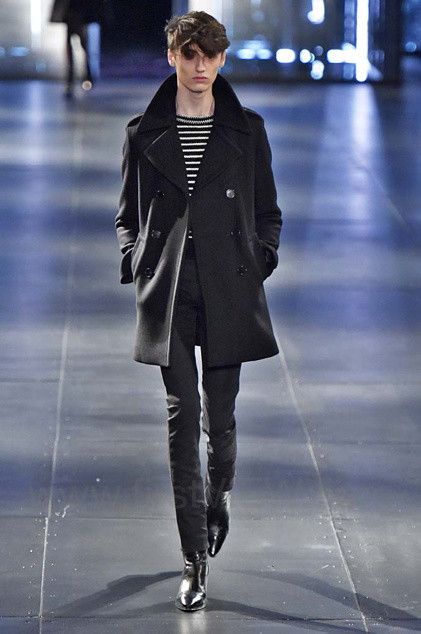 Saint Laurent Paris Saint Laurent Caban Tube Pea Coat 2016! by Hedi Slimane Size US M / EU 48-50 / 2 - 11 Thumbnail
