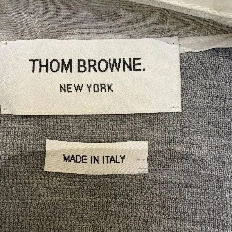 Thom Browne Thom Browne Gray Wool Short Sleeve Sweater . Size M / US 6-8 / IT 42-44 - 4 Thumbnail
