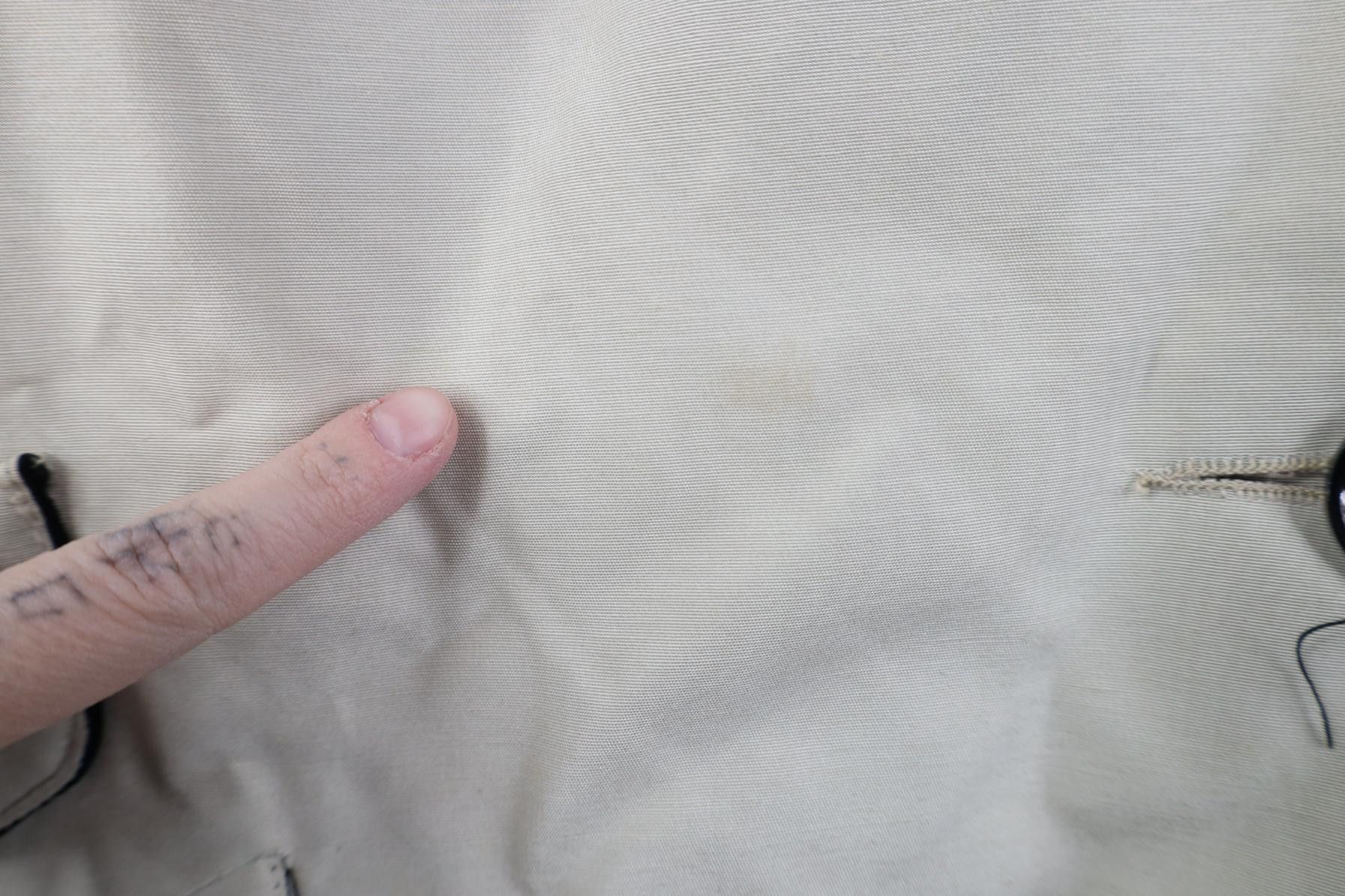 Vintage Vintage 50s Rayon Gabardine Trench Coat Rain Jacket USA Size XL / US 12-14 / IT 48-50 - 5 Thumbnail
