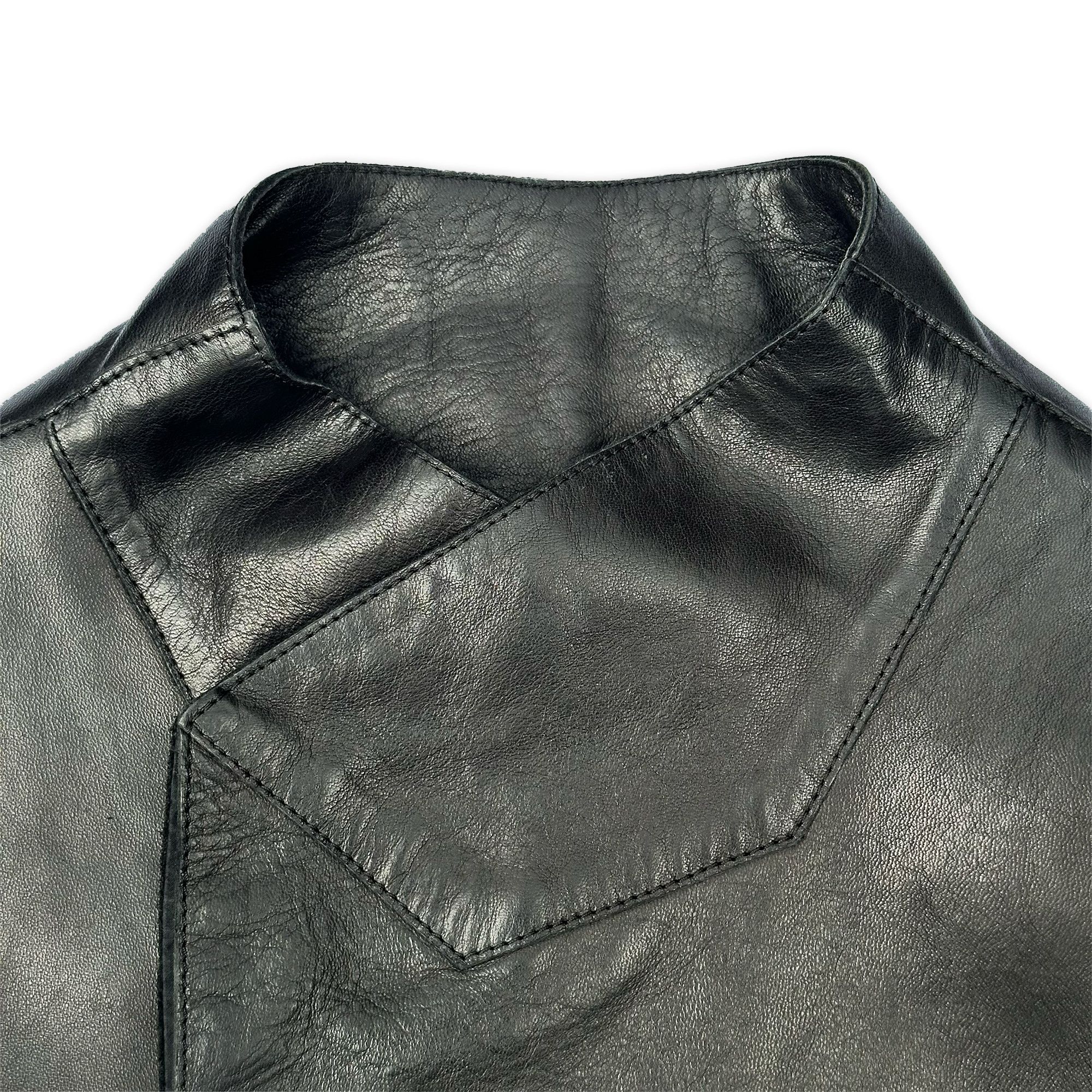 Y/Project Asymmetrical Horse Leather Jacket Size US M / EU 48-50 / 2 - 3 Thumbnail