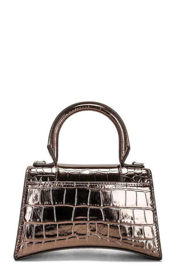 Balenciaga o1mt1gz1024 Size: OS / Handbag Metallized Crocodile Size ONE SIZE - 3 Thumbnail