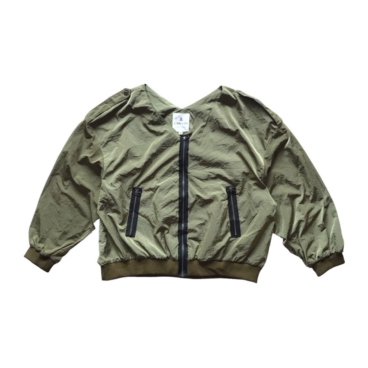 image of Lanvin En Bleu Ma-1 in Olive Green, Women's (Size Small)