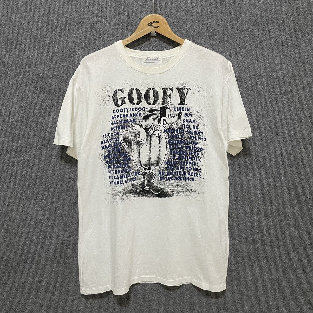 Disney × Vintage 90s Walt Disney Company Goofy T Shirt Size US M / EU 48-50 / 2 - 1 Thumbnail