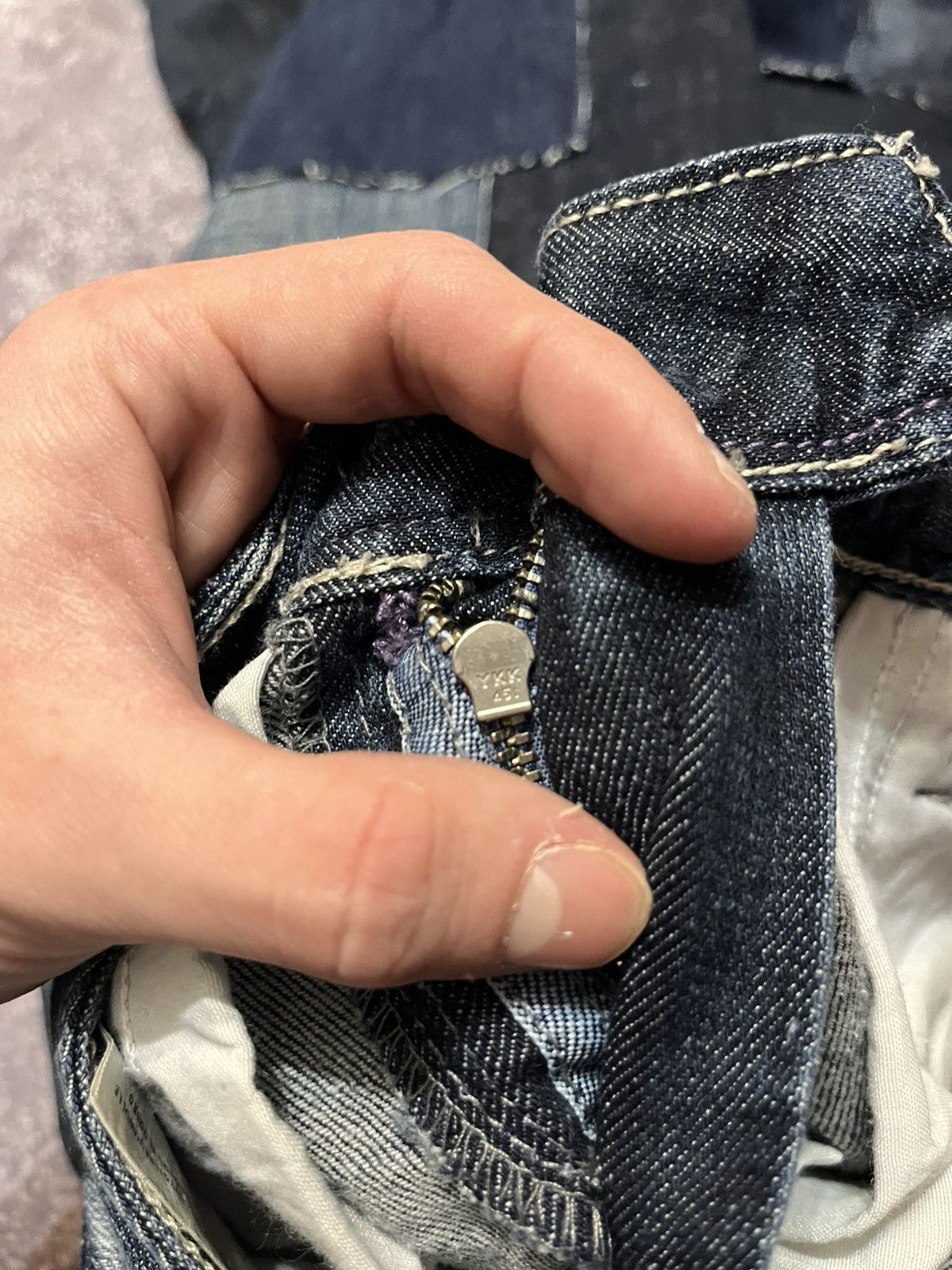 Dolce & Gabbana × If Six Was Nine × Vintage RARE rework vintage Dolce&Gabbana patchwork jeans Y2K Size US 30 / EU 46 - 11 Thumbnail