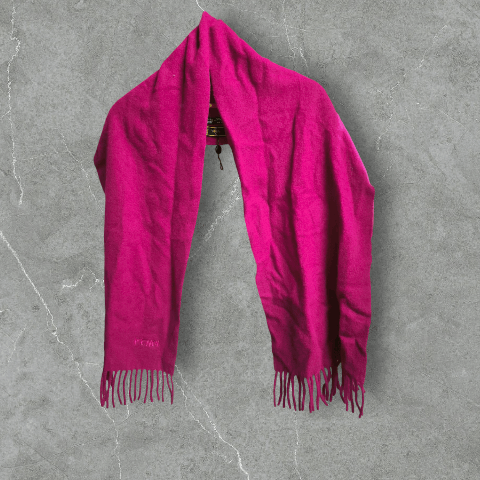 Fendi Lambswool Cashmere Muffler/Neckwear/Scarves Size ONE SIZE - 7 Thumbnail