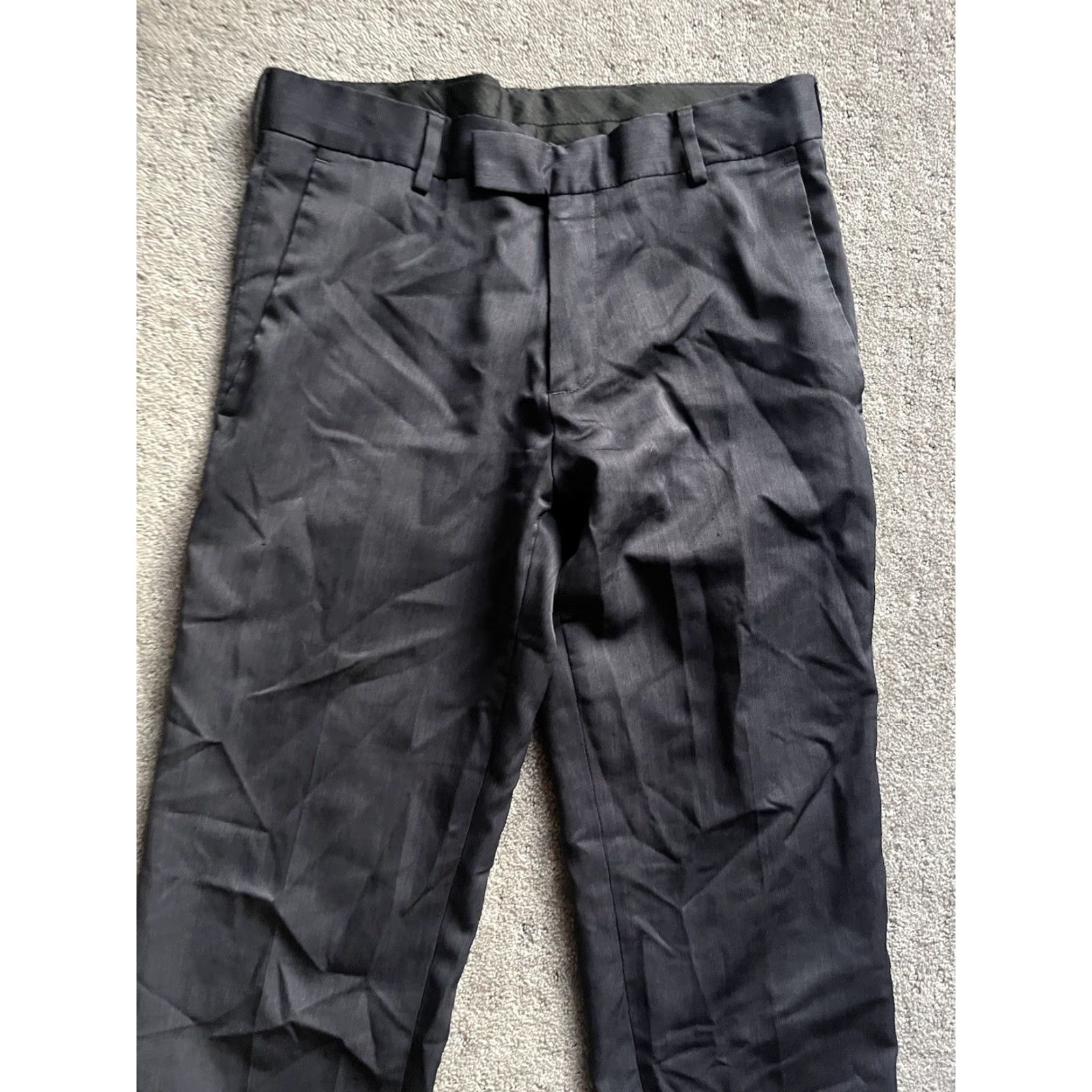 Kenneth Cole Kenneth Cole Reaction Mens Dress Pants Dark Navy Blue Flat Front Size 32x30 Size US 32 / EU 48 - 2 Thumbnail