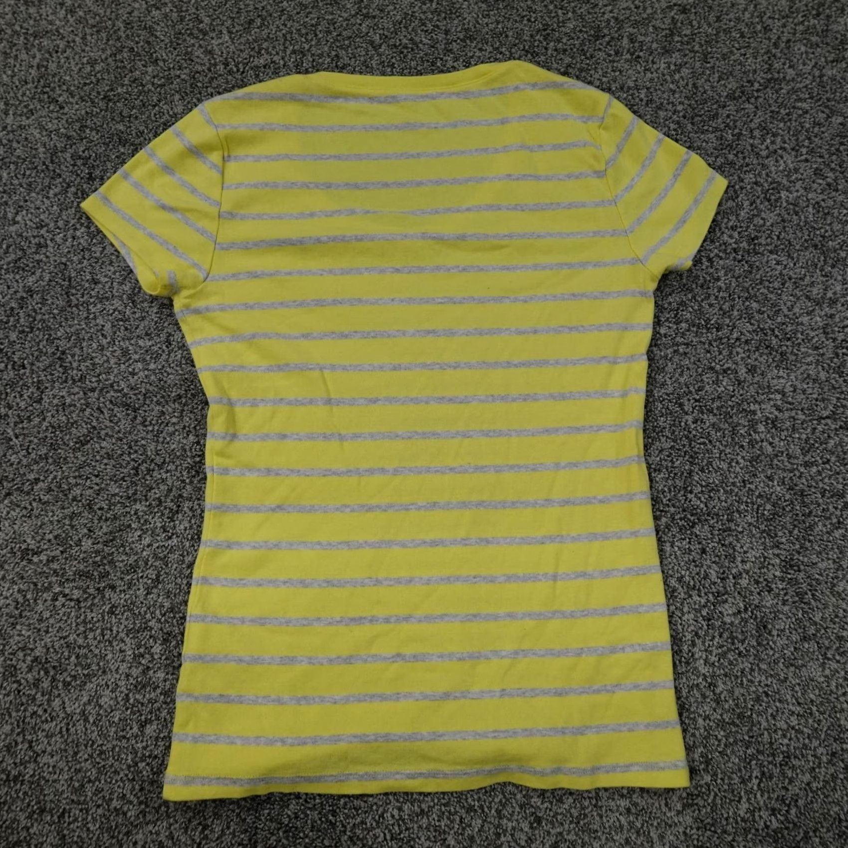 Tommy Hilfiger Tommy Hilfiger Shirt Womens L Yellow Gray Striped Casual Preppy Lightweight Size L / US 10 / IT 46 - 5 Thumbnail