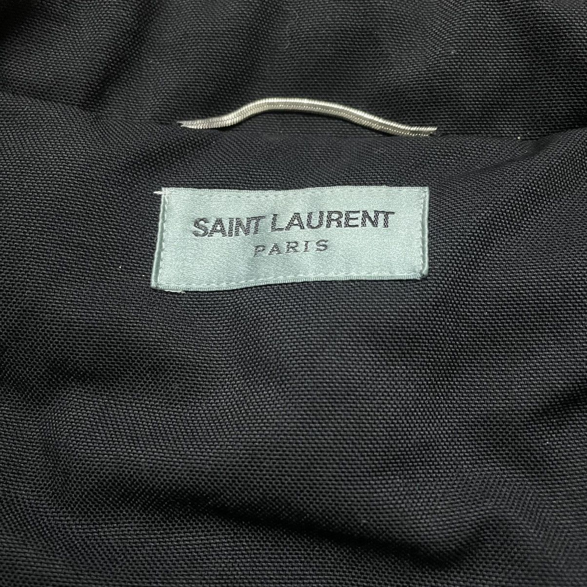 Saint Laurent Paris Saint Laurent Mix Leather Puffer Goose Down Jacket Size US S / EU 44-46 / 1 - 5 Thumbnail